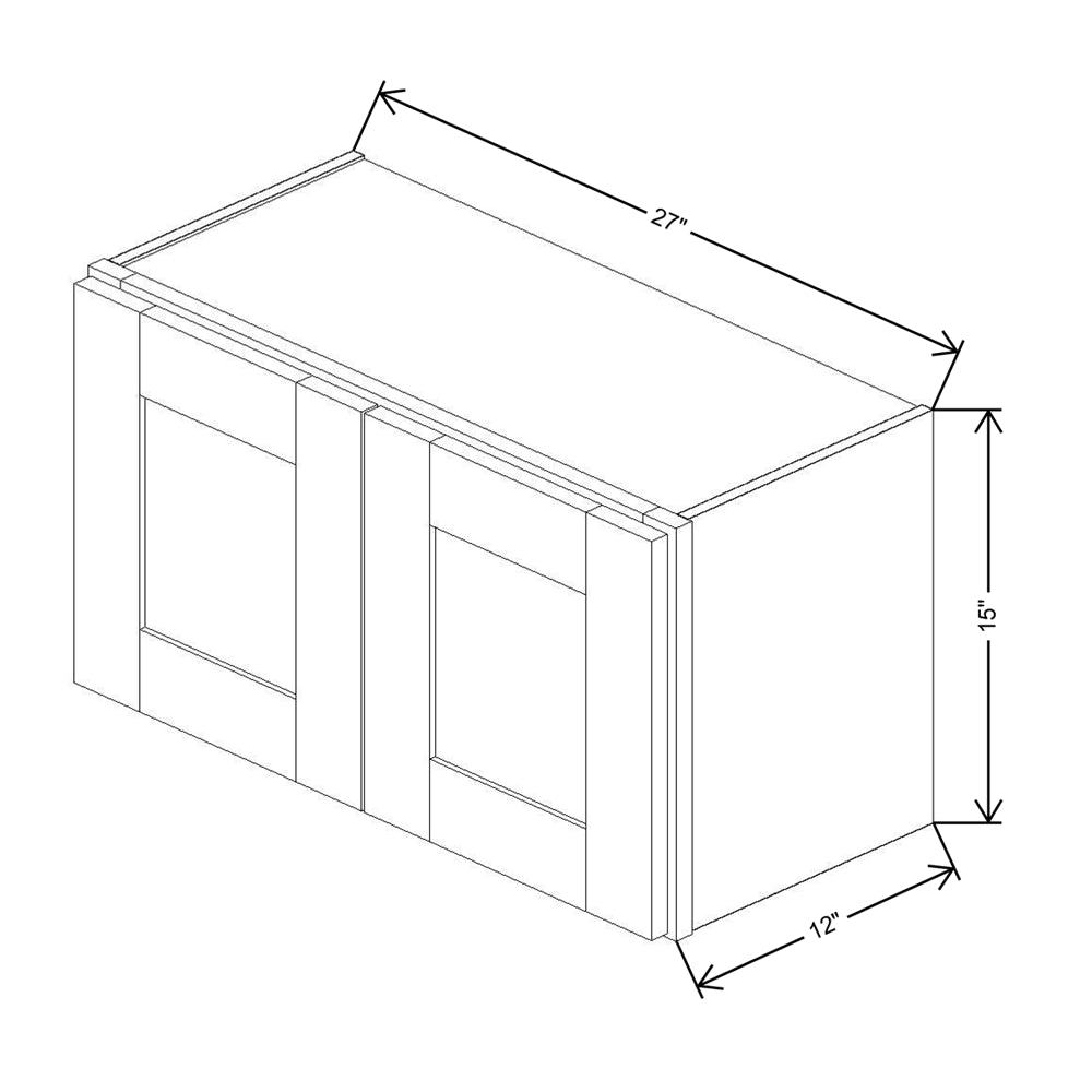 Fabuwood Allure Galaxy Indigo 27"W X 15"H Wall