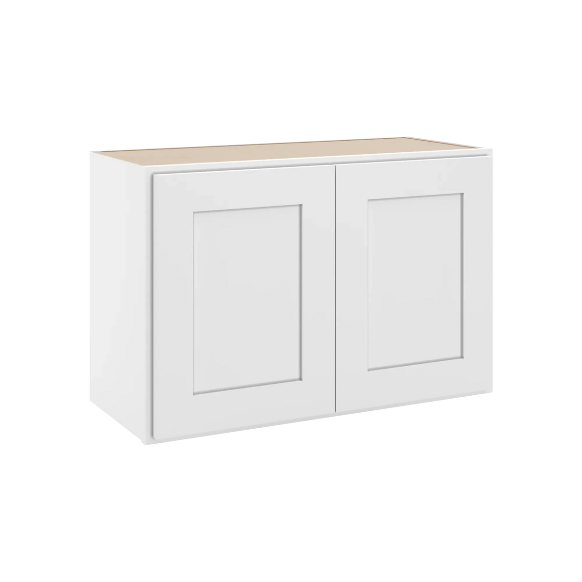 cnc luxor white 27 w x 18 h double door wall cabinet