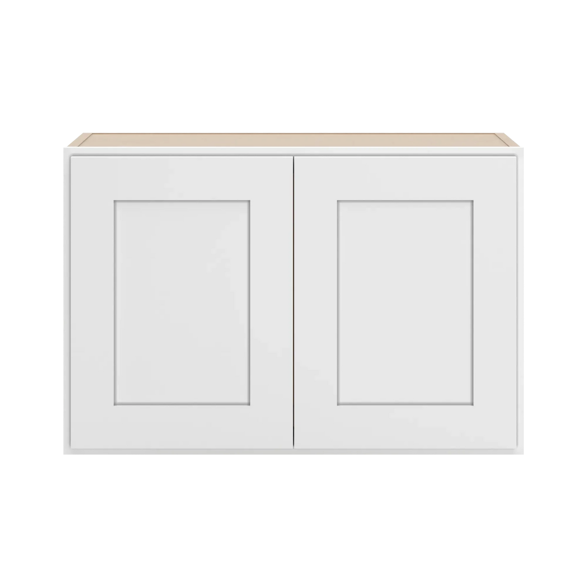 cnc luxor white 27 w x 18 h double door wall cabinet
