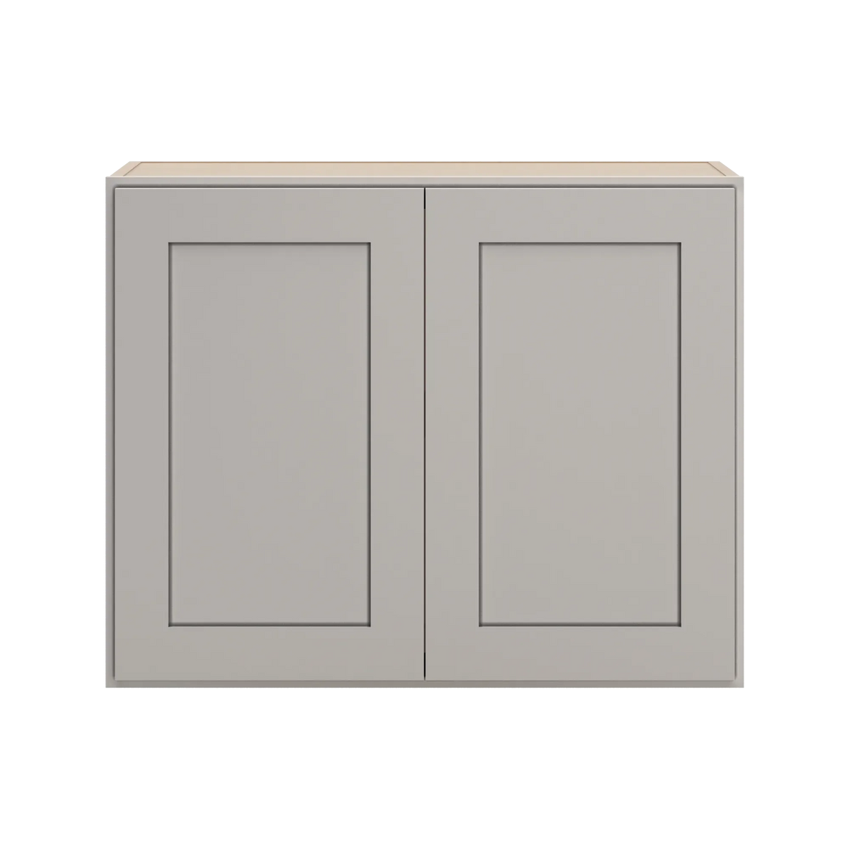 cnc luxor 5 piece misty grey 27 w x 24 h double door wall cabinet