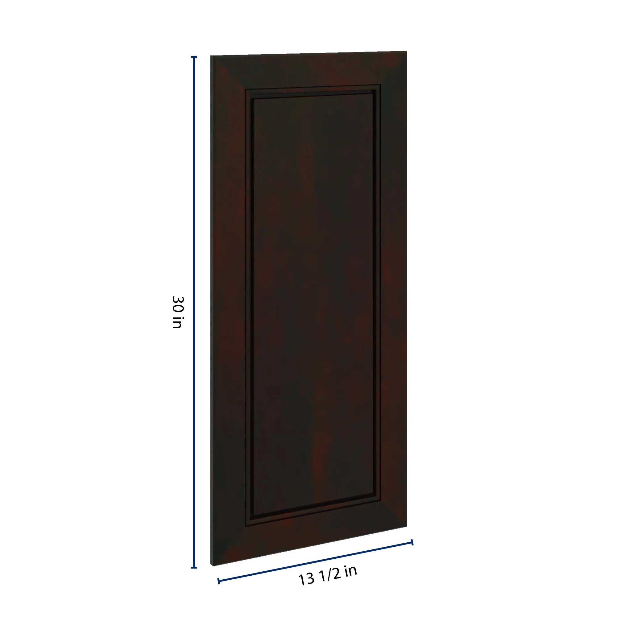 J&K Espresso K8 Dummy Door Panel 13 1/2" W x 30" H