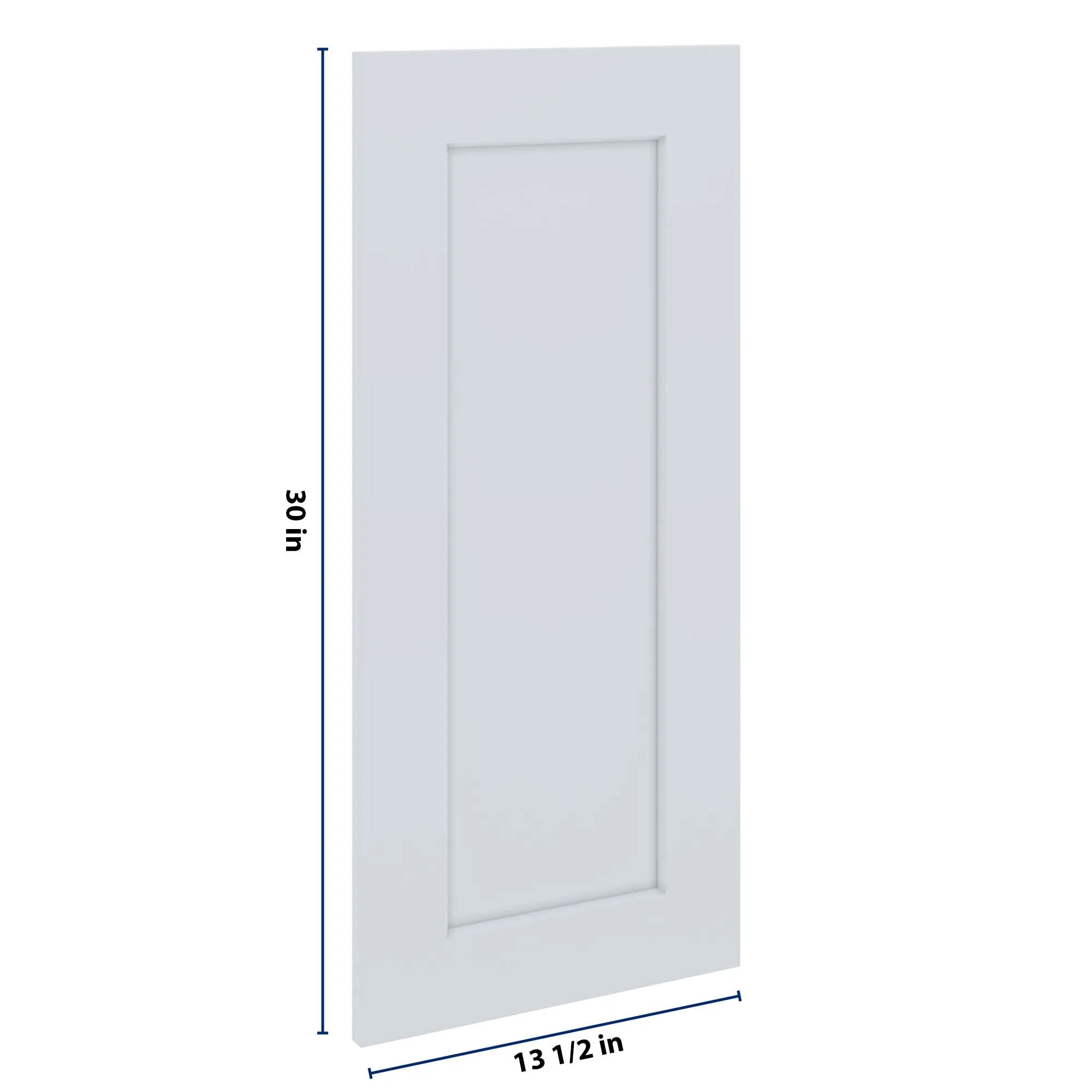 J&K White Shaker S8 Dummy Door Panel 13 1/2" W x 30" H