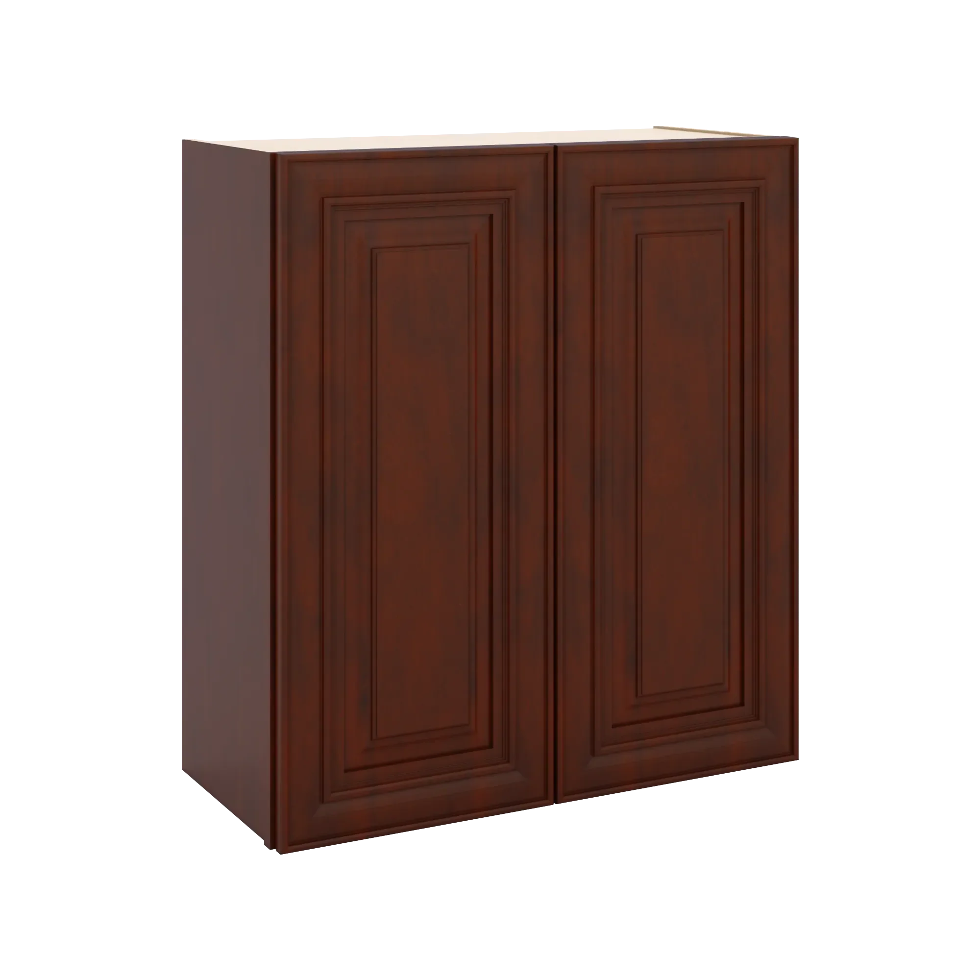 J&K Mahogany J5 Double Door Wall Cabinet - 27" W x 30" H