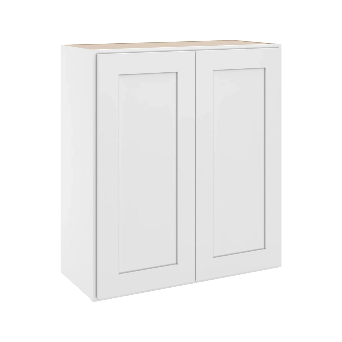 cnc luxor white 27 w x 30 h double door wall cabinet