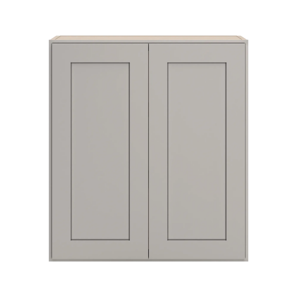 cnc luxor 5 piece misty grey 27 w x 30 h double door wall cabinet