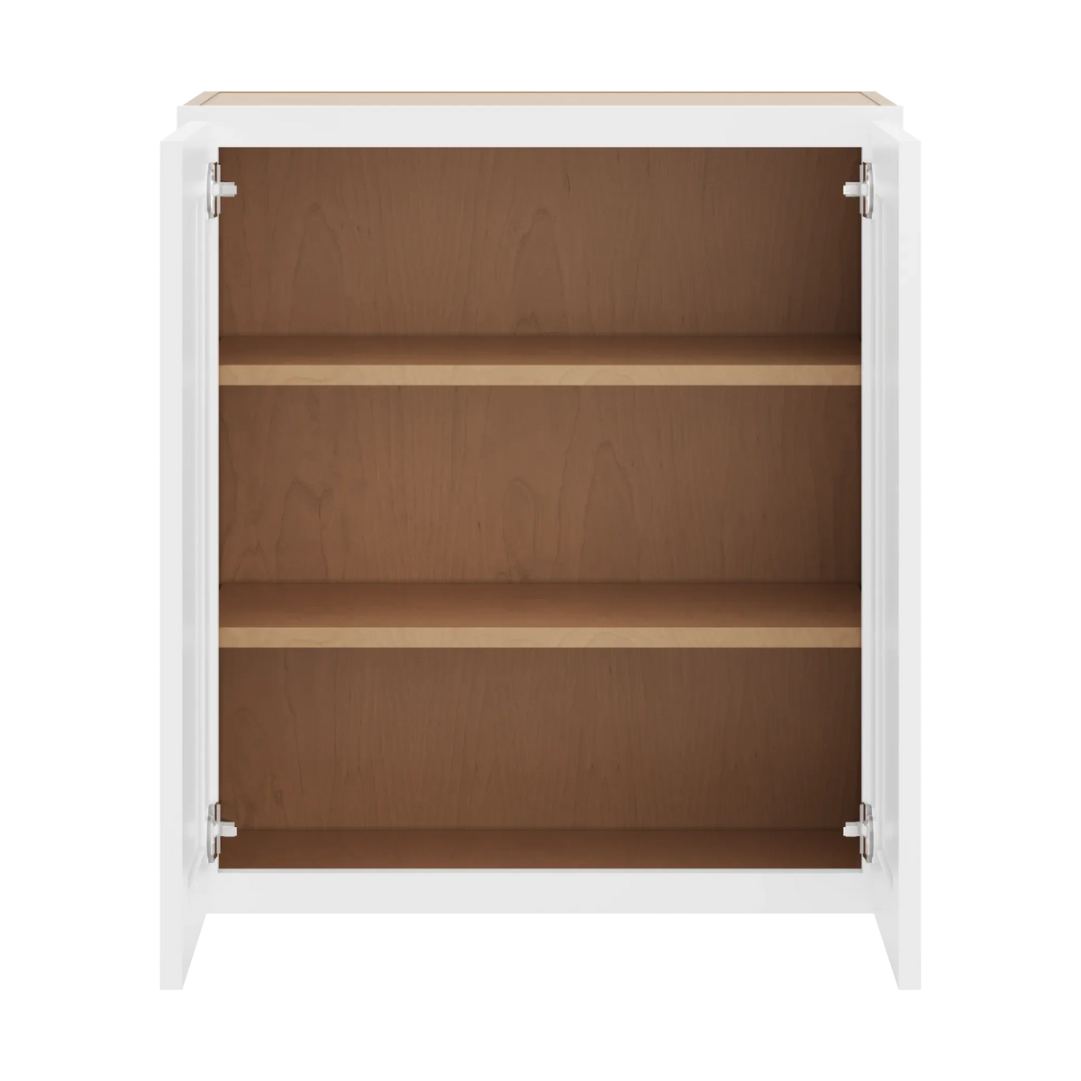 cnc luxor white 27 w x 30 h double door wall cabinet