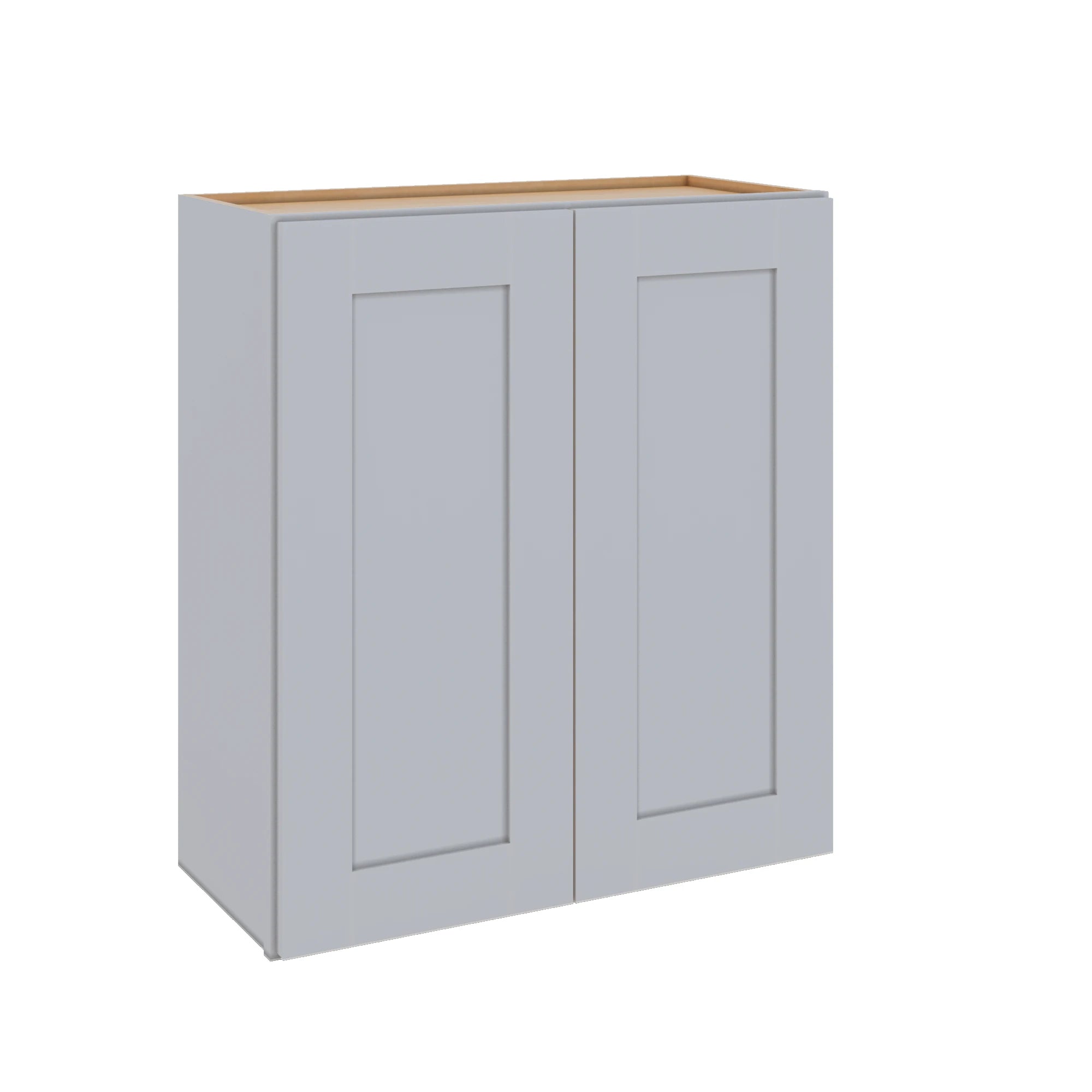 Modernform Cabinet Grey Shaker 27" W X 30" H X 12" D Double Door Wall Cabinet