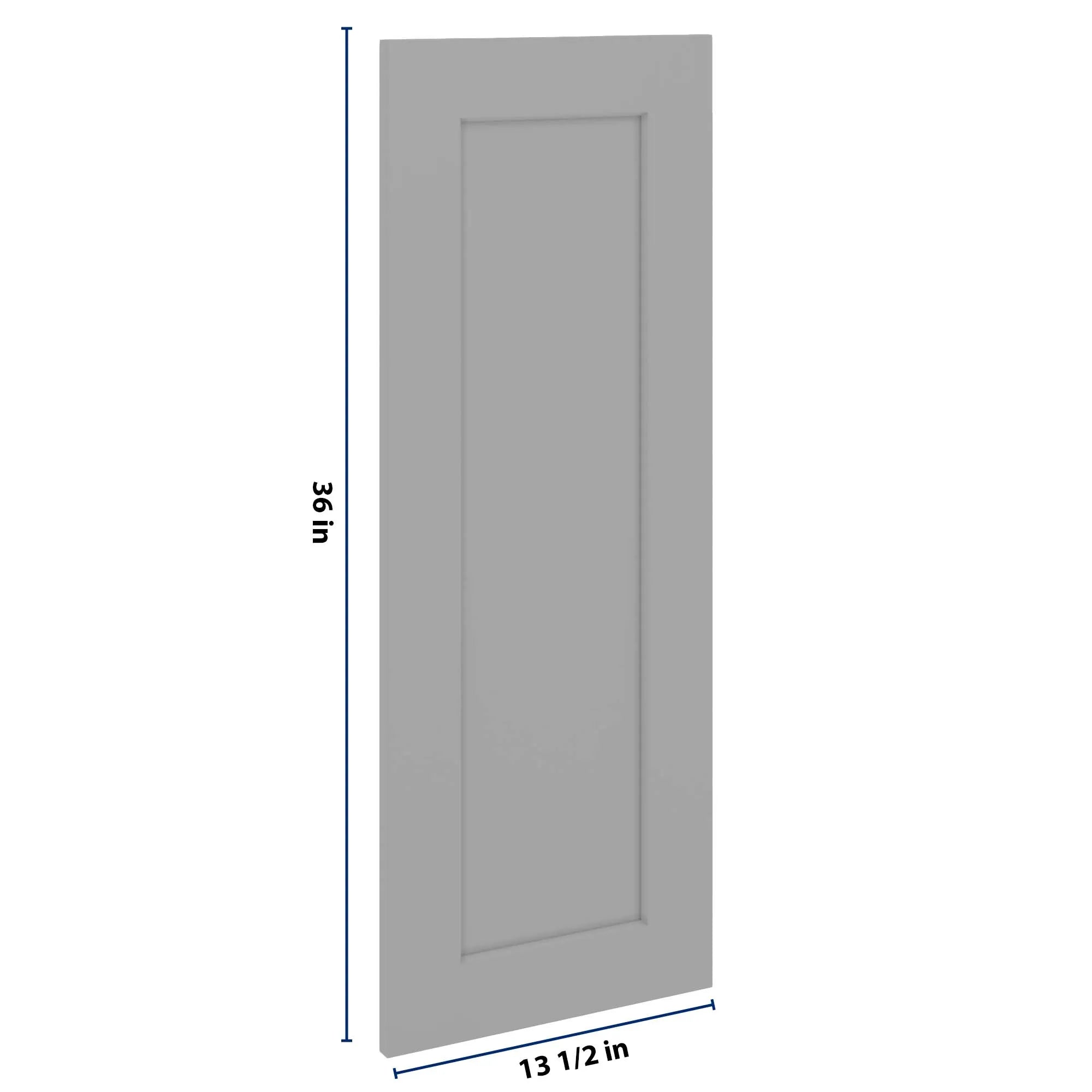 J&K Castle Grey S5 Dummy Door Panel 13 1/2" W x 36" H