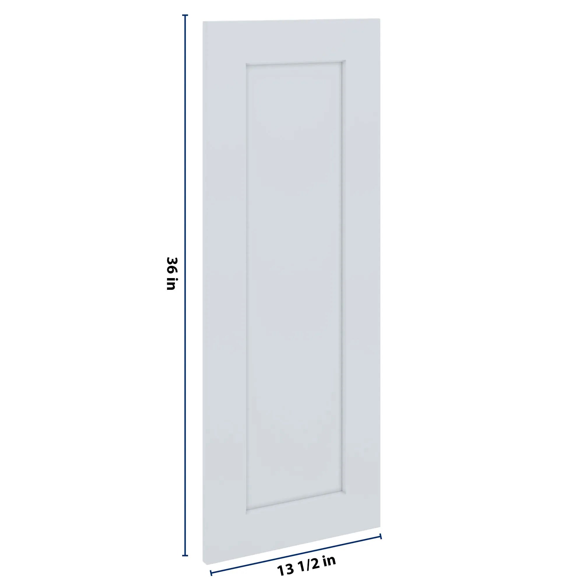 J&K White Shaker S8 Dummy Door Panel 13 1/2" W x 36" H