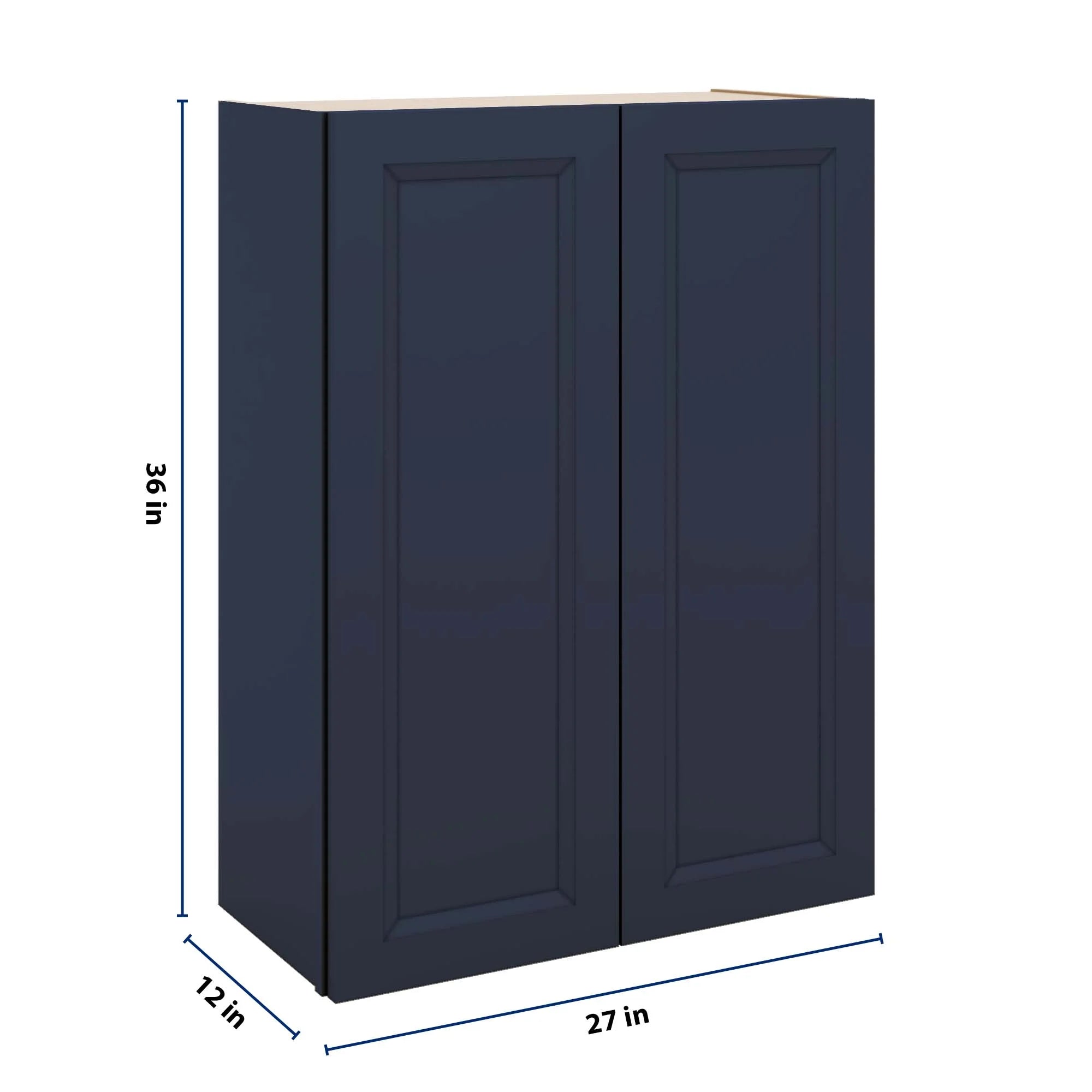 J&K Naval B7 Double Door Wall Cabinet - 27" W x 36" H