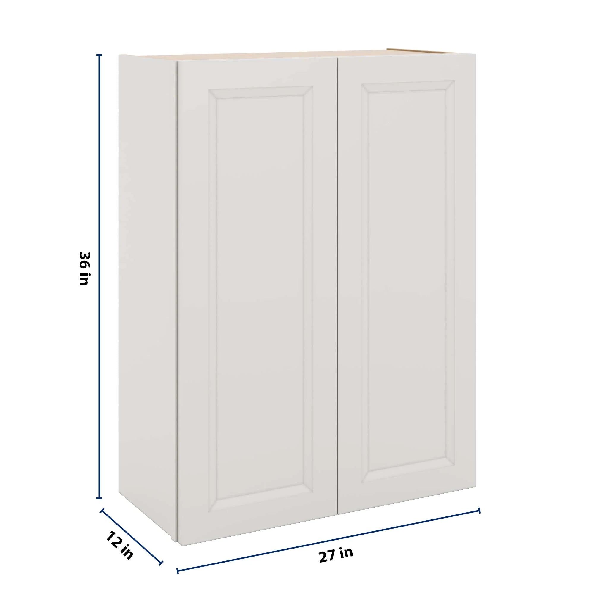 J&K Pure B5 Double Door Wall Cabinet - 27" W x 36" H