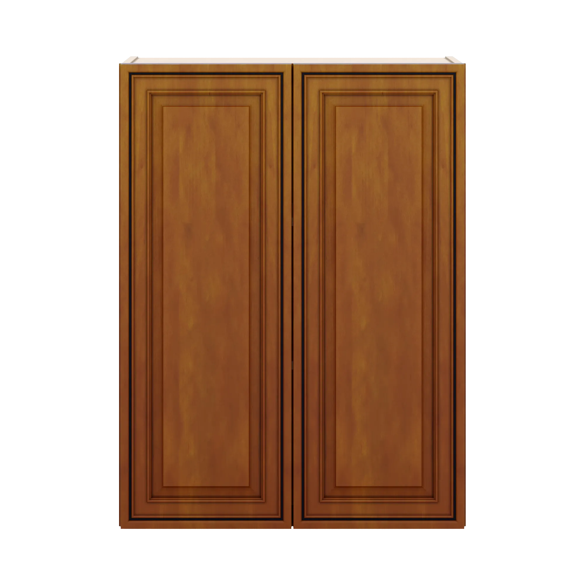 j k mocha glazed k10 double door wall cabinet 27 w x 36 h