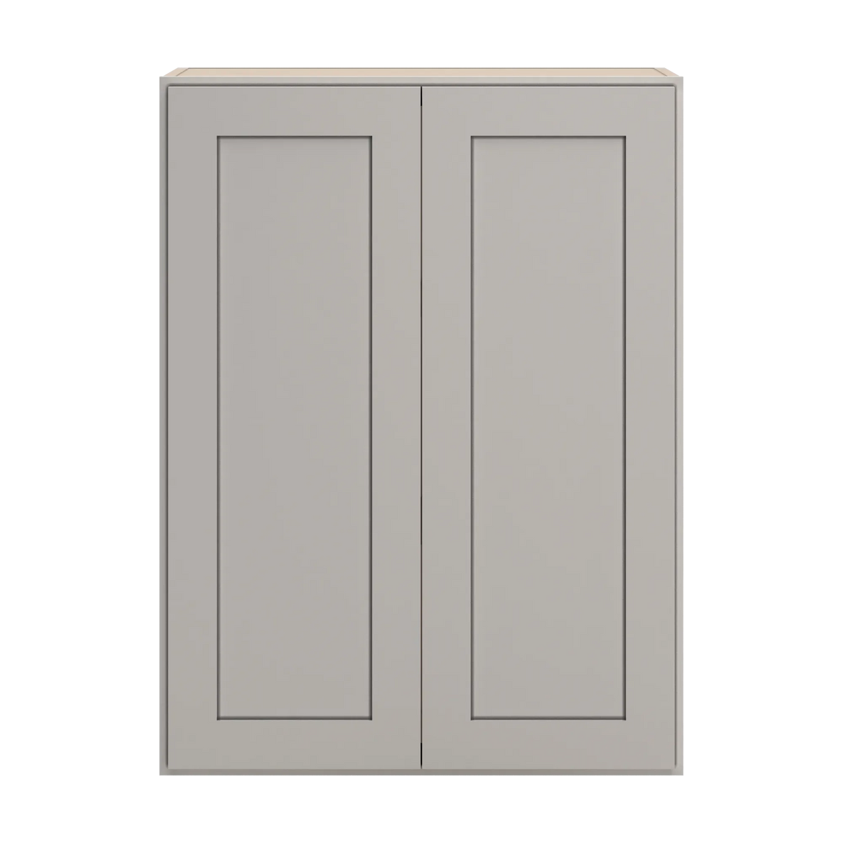 cnc luxor 5 piece misty grey 27 w x 36 h double door wall cabinet