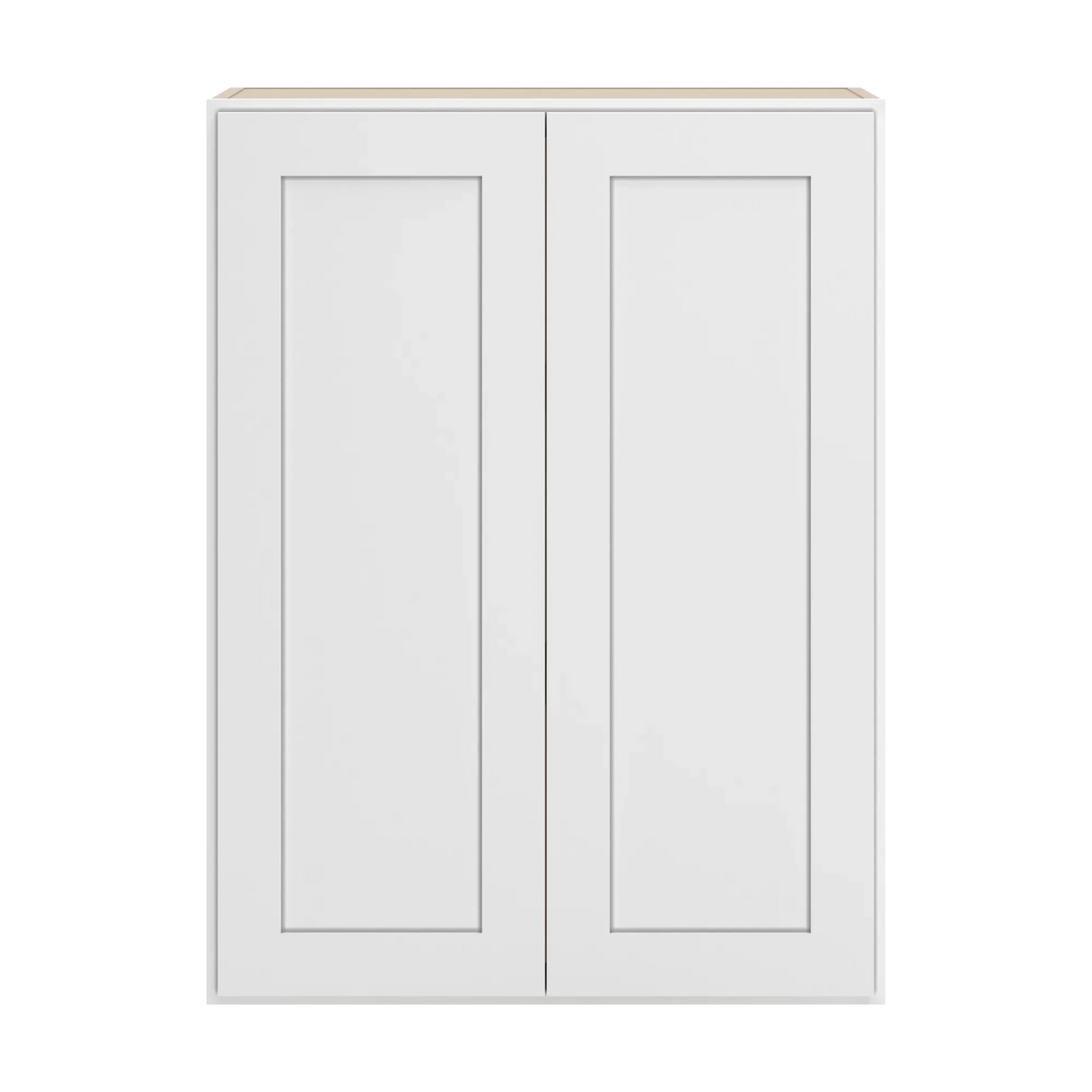 cnc luxor white 27 w x 36 h double door wall cabinet