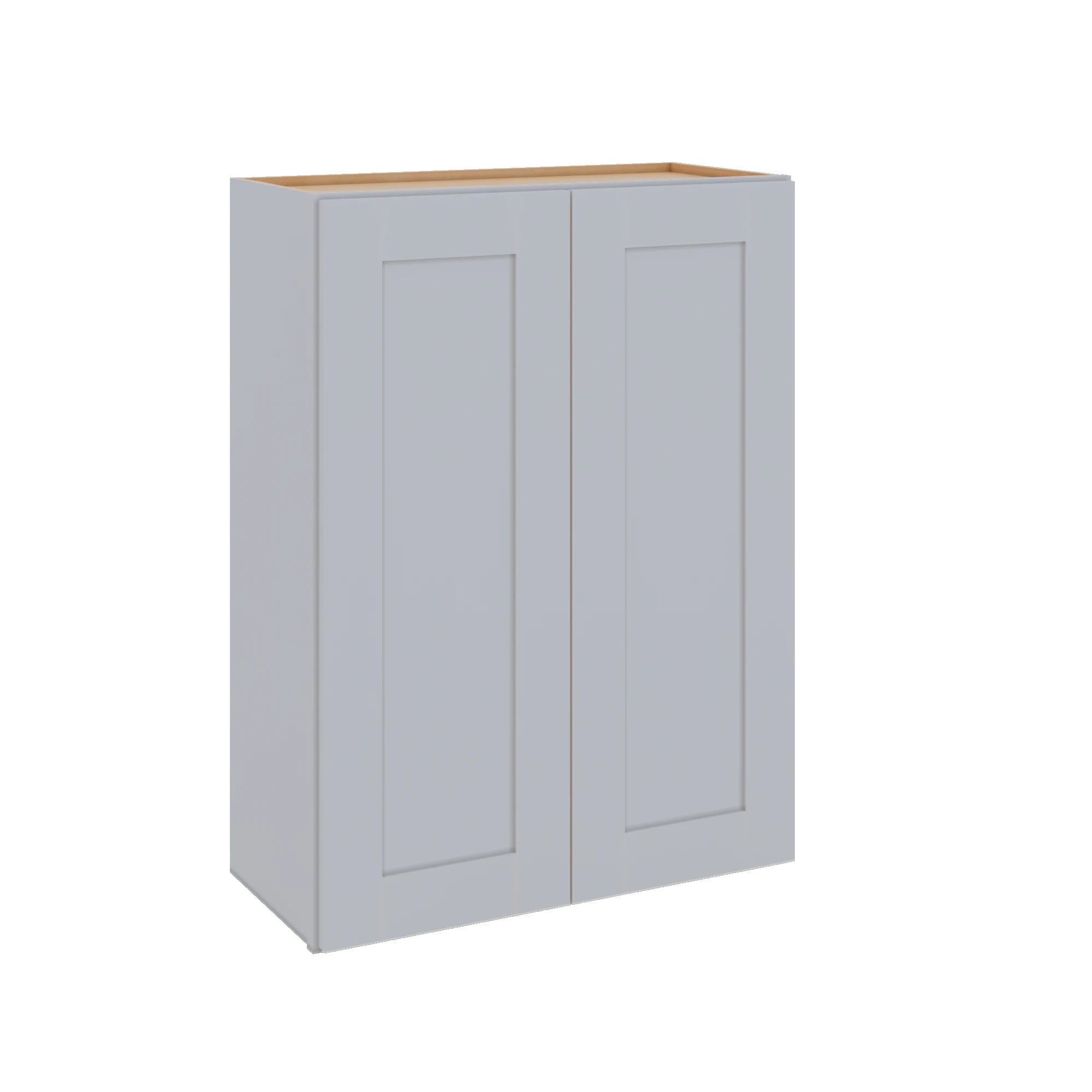 Modernform Cabinet Grey Shaker 27" W X 36" H X 12" D Double Door Wall Cabinet