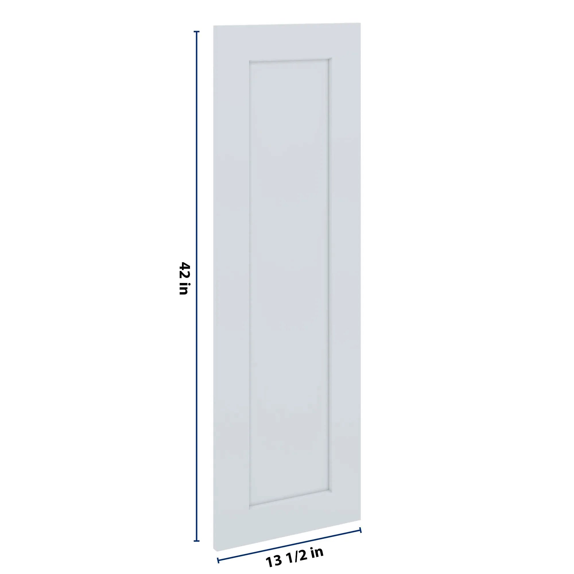 J&K White Shaker S8 Dummy Door Panel 13 1/2" W x 42" H