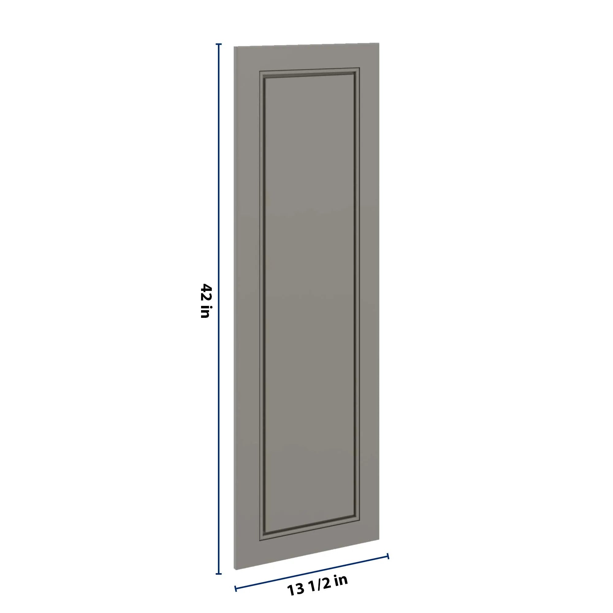 J&K Greige K3 Dummy Door Panel 13 1/2" W x 42" H
