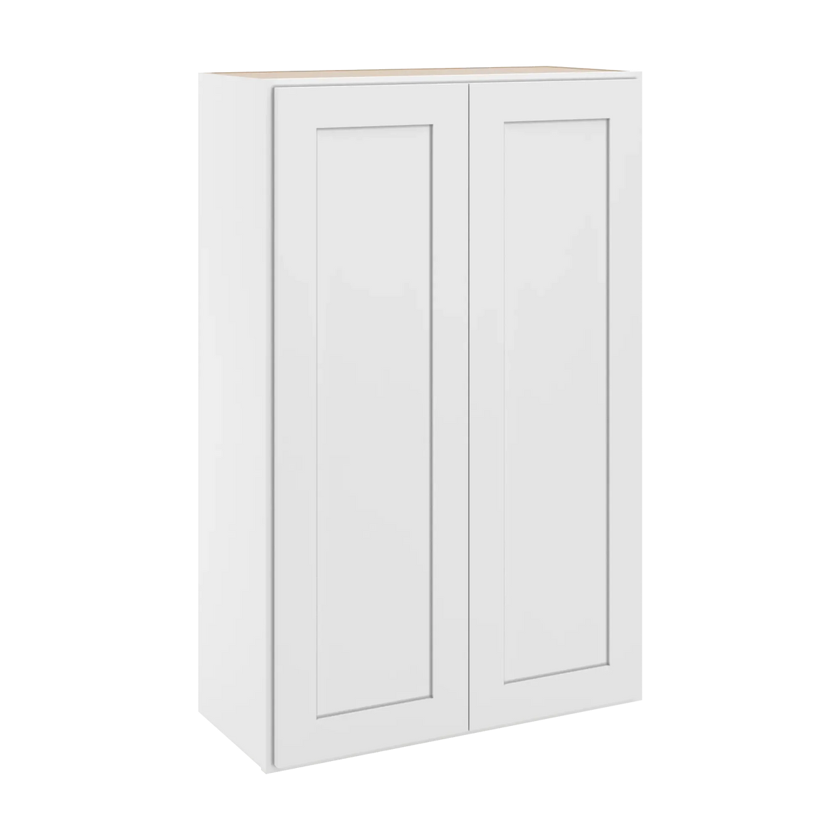 cnc luxor white 27 w x 42 h double door wall cabinet