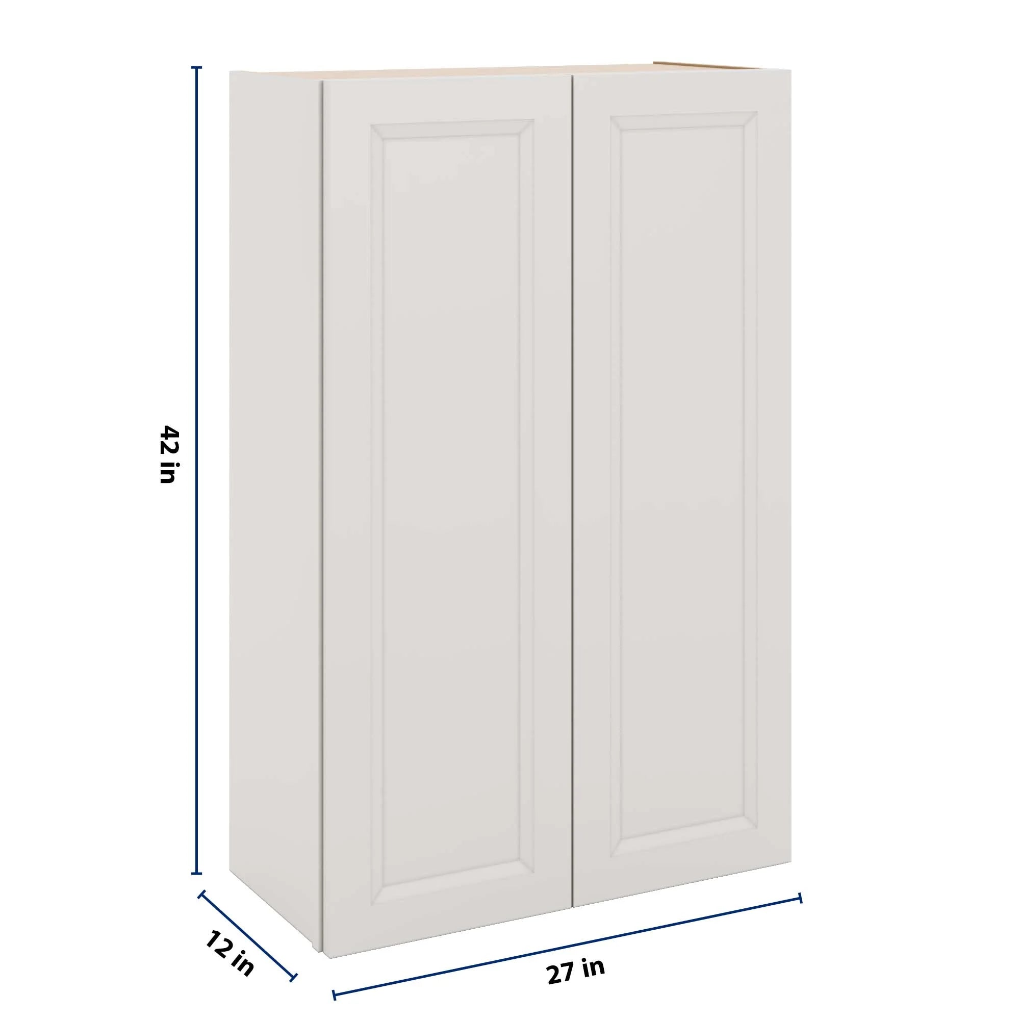 J&K Pure B5 Double Door Wall Cabinet - 27" W x 42" H