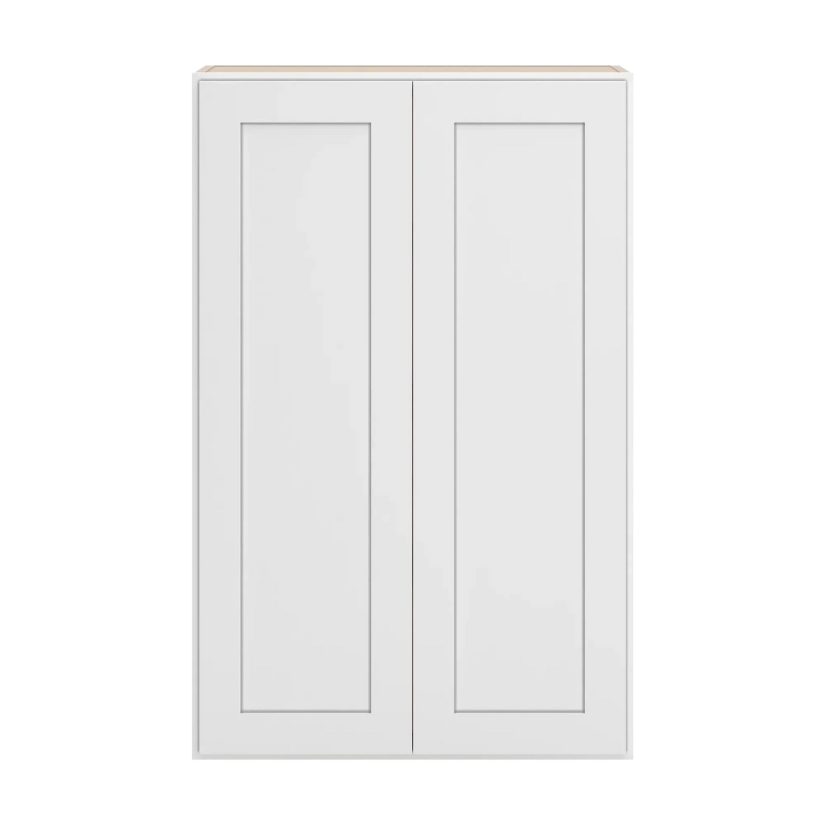 cnc luxor white 27 w x 42 h double door wall cabinet
