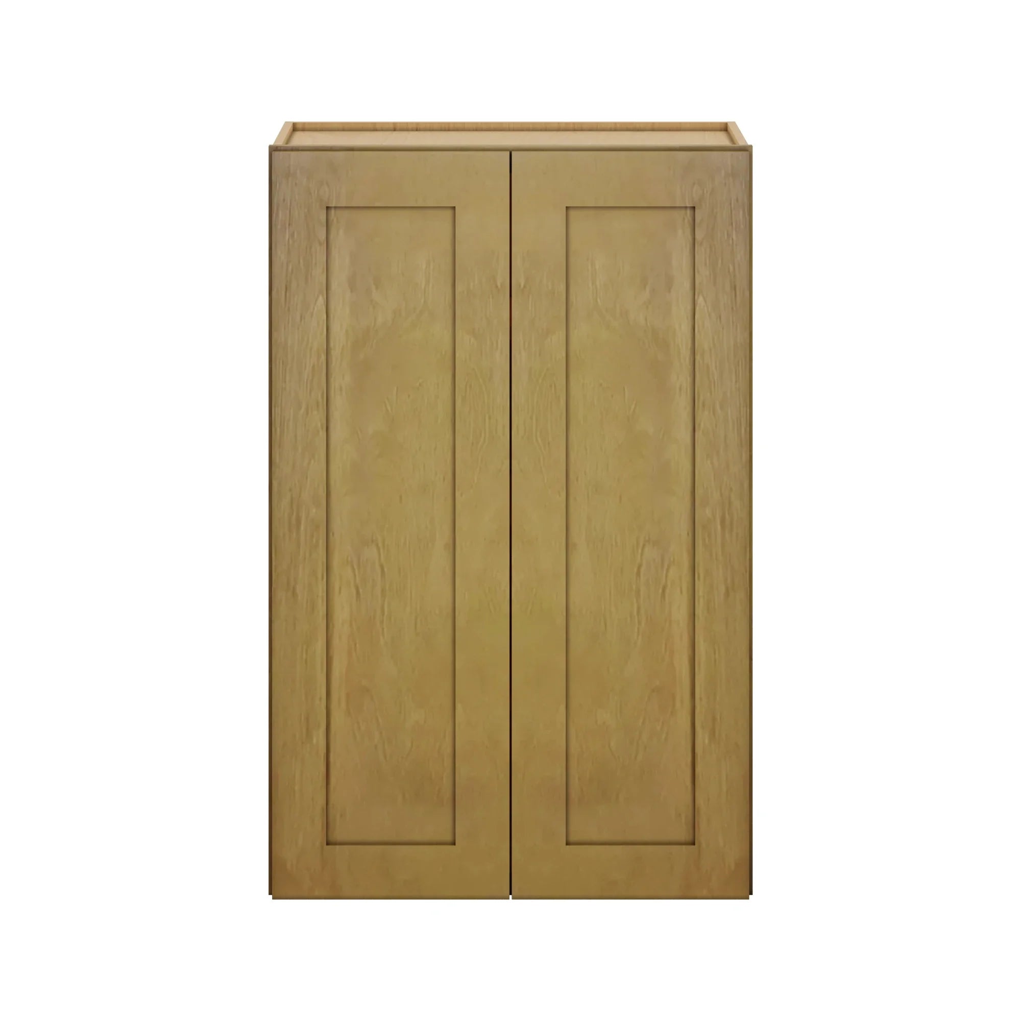 Modernform Cabinet Natural Shaker 27" W X 42" H X 12" D Double Door Wall Cabinet