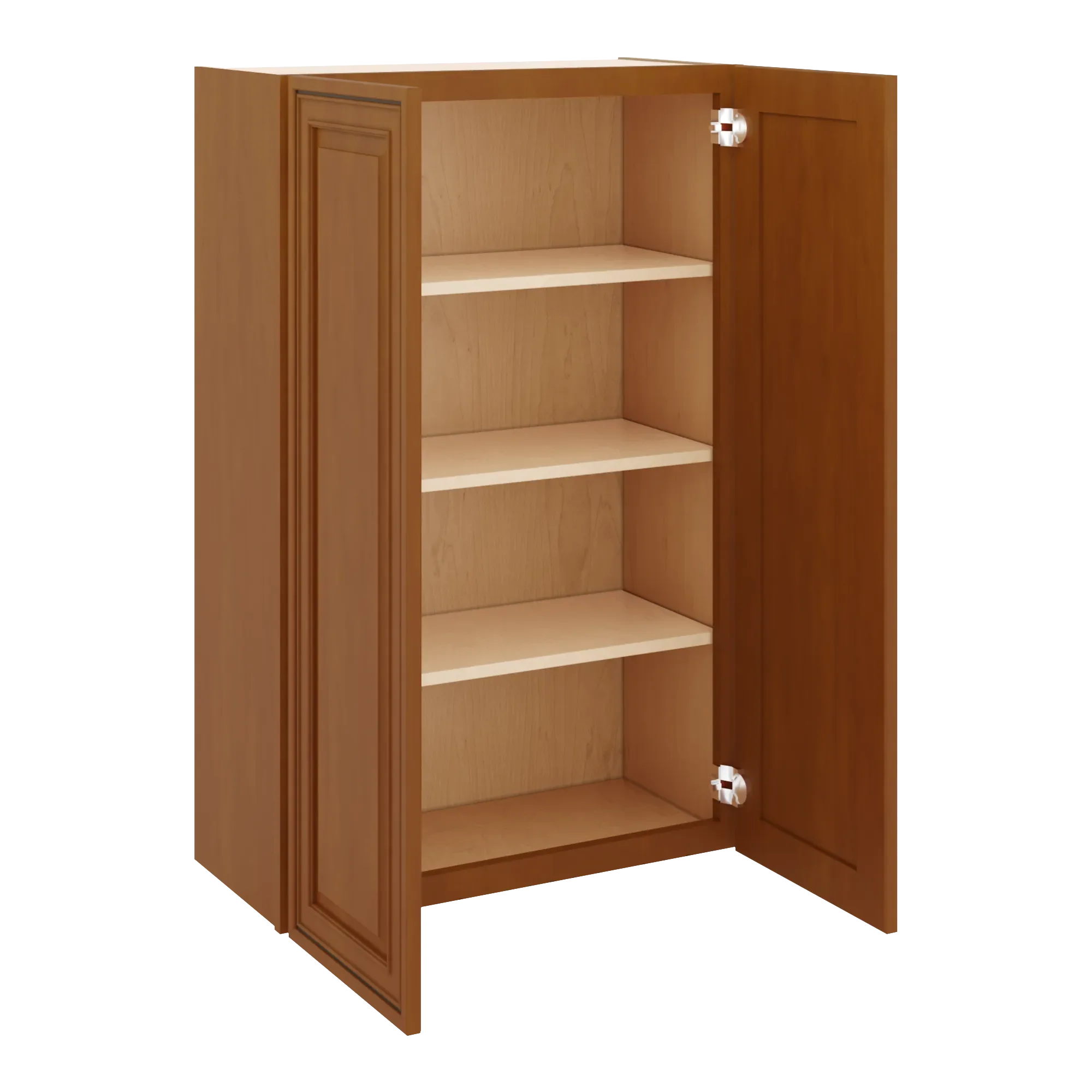 j k mocha glazed k10 double door wall cabinet 27 w x 42 h