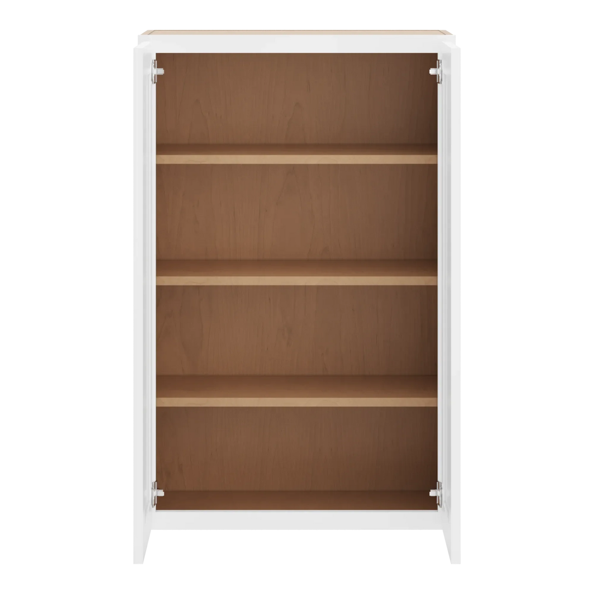 cnc luxor white 27 w x 42 h double door wall cabinet