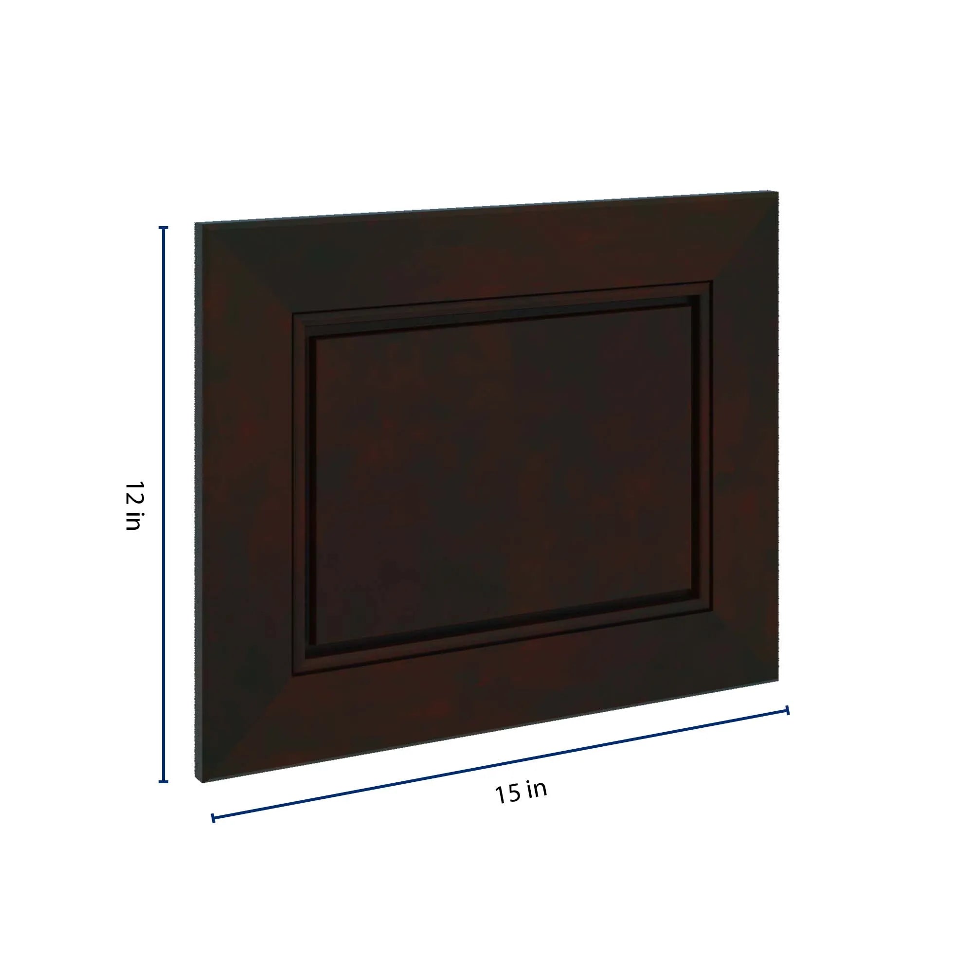 J&K Espresso K8 Dummy Door Panel 15" W x 12" H