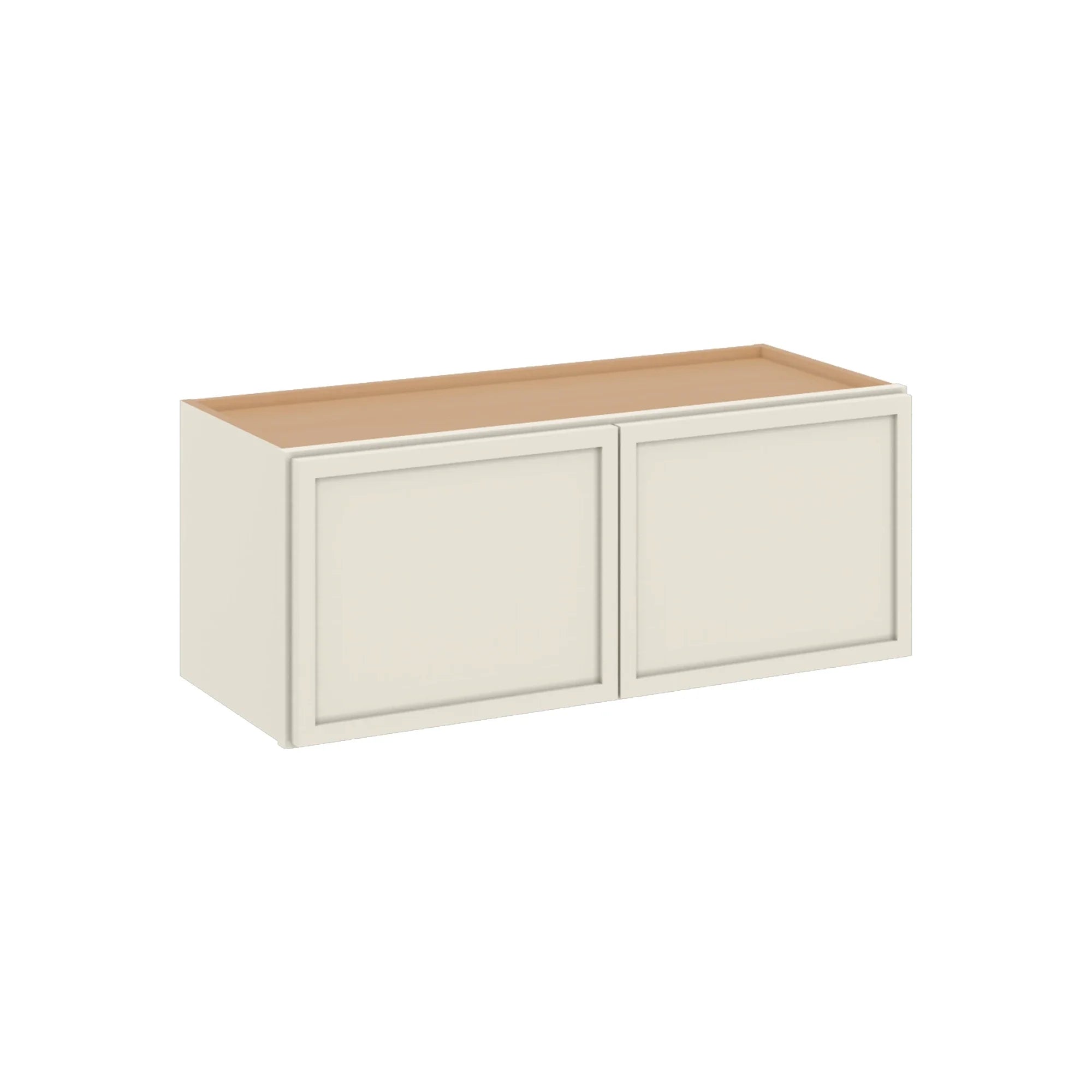 Modernform Cabinet Slim Dove White 30" W X 12" H X 12" D Double Door Wall Cabinet