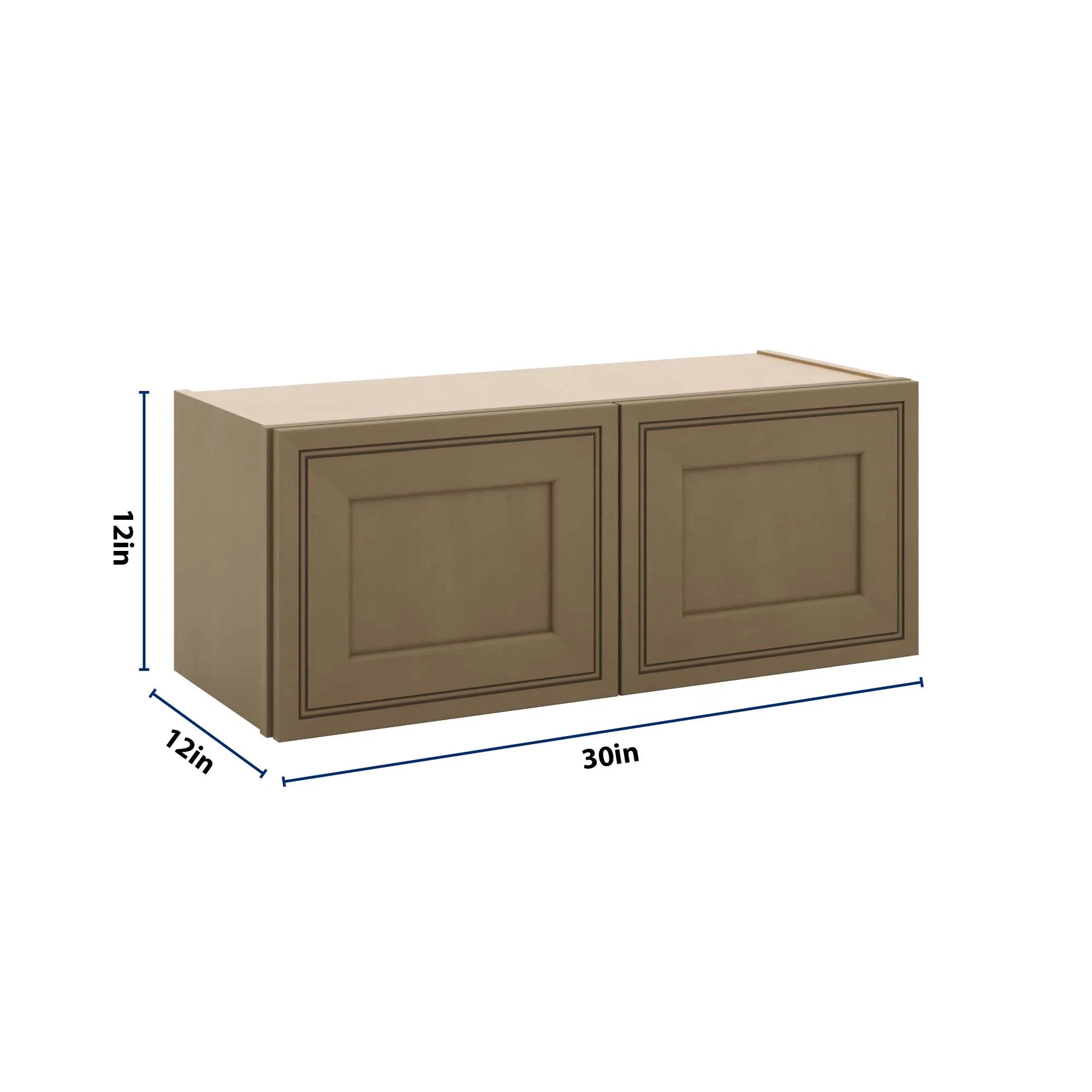 J&K Hazel H8 Double Door Wall Cabinet - 30" W x 12" H