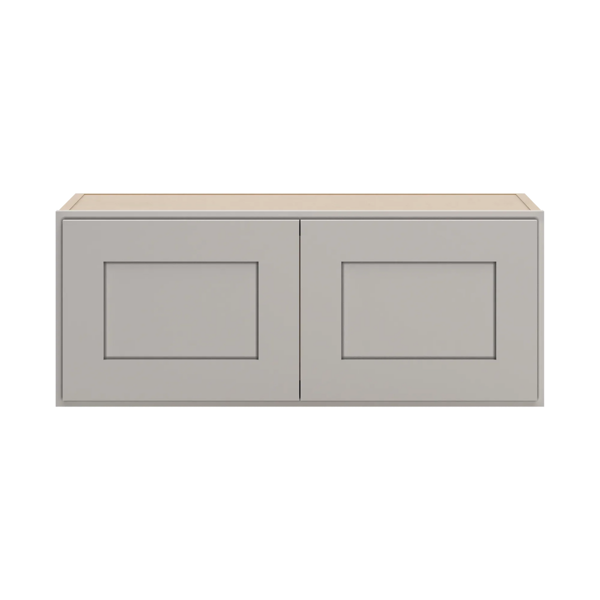 cnc luxor 5 piece misty grey 30 w x 12 h double door wall cabinet