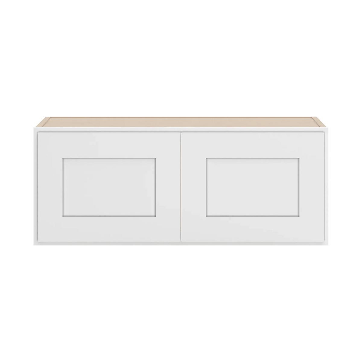 cnc luxor white 30 w x 12 h double door wall cabinet