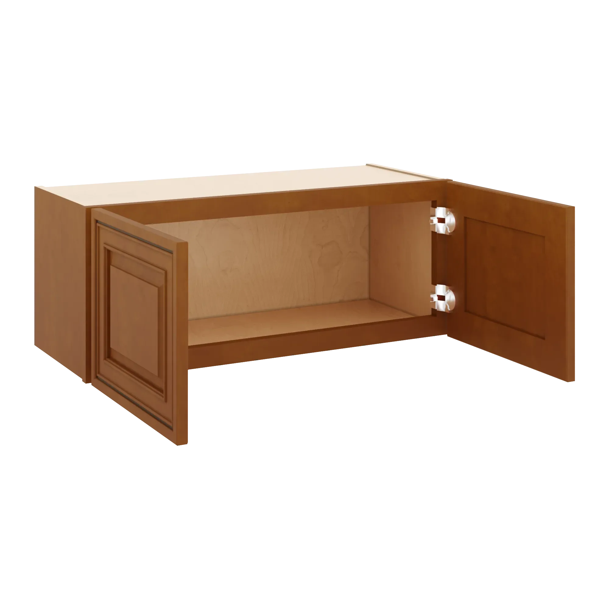 j k mocha glazed k10 double door wall cabinet 30 w x 12 h