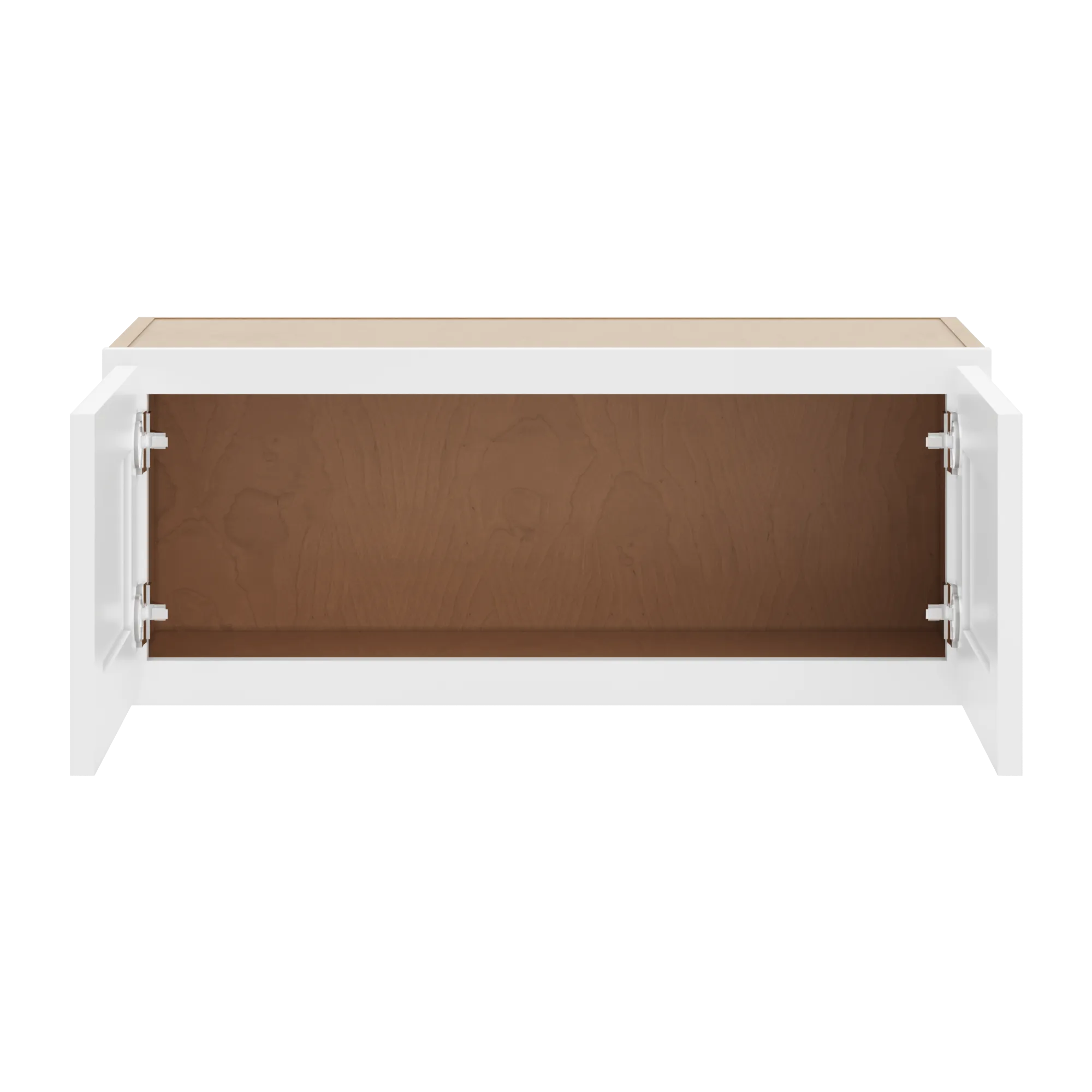W3012 Open Front White