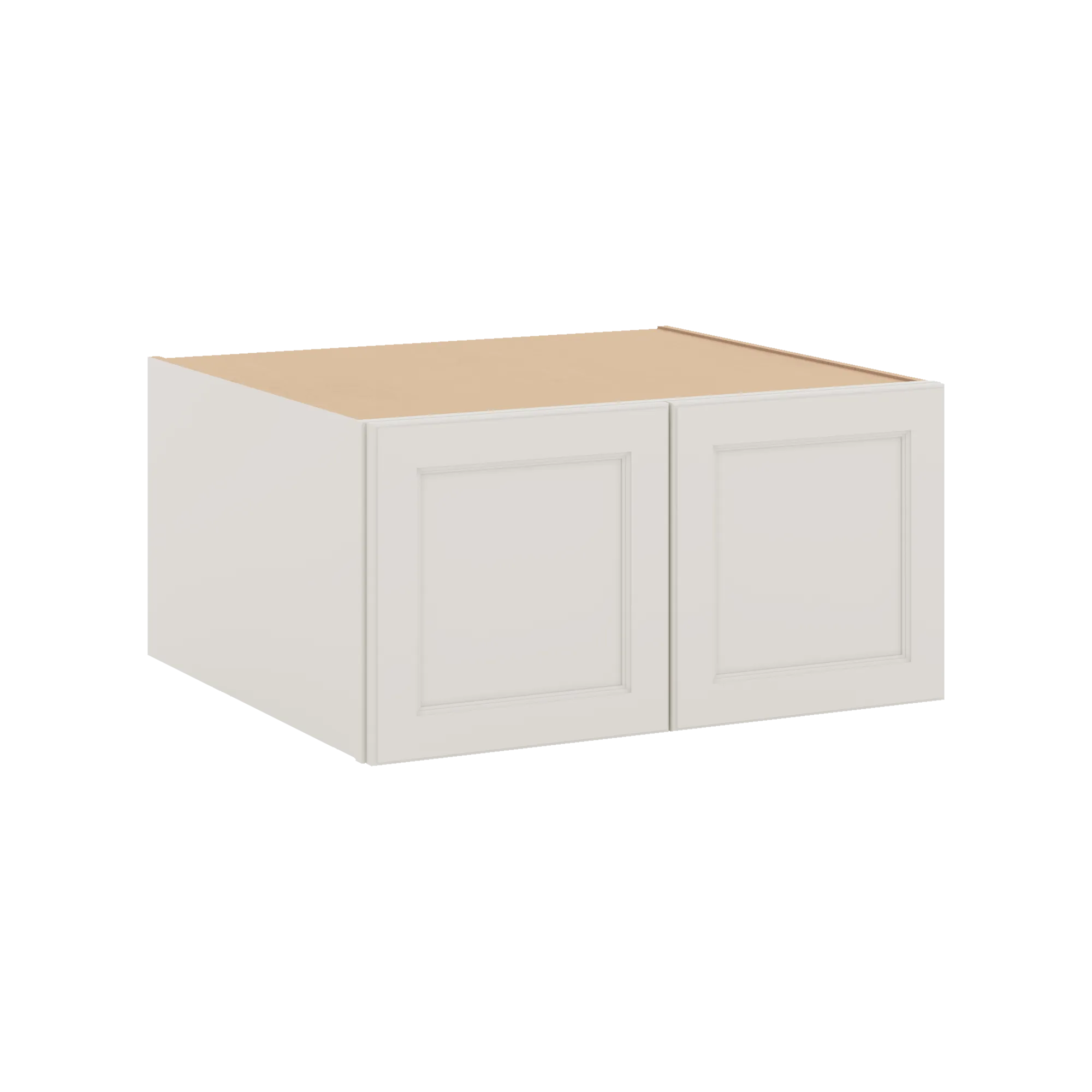 J&K Dove E1 Refrigerator Wall Cabinet - 30" W x 15" H x 27" D