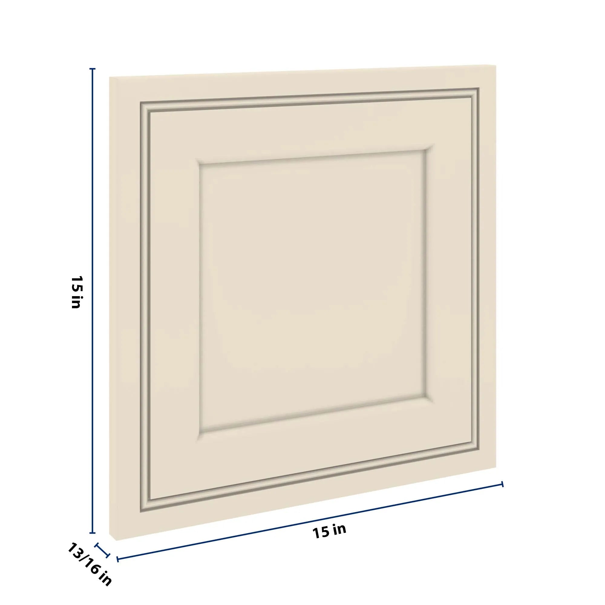 J&K Pearl Glazed H9 Dummy Door Panel 15" W x 15" H
