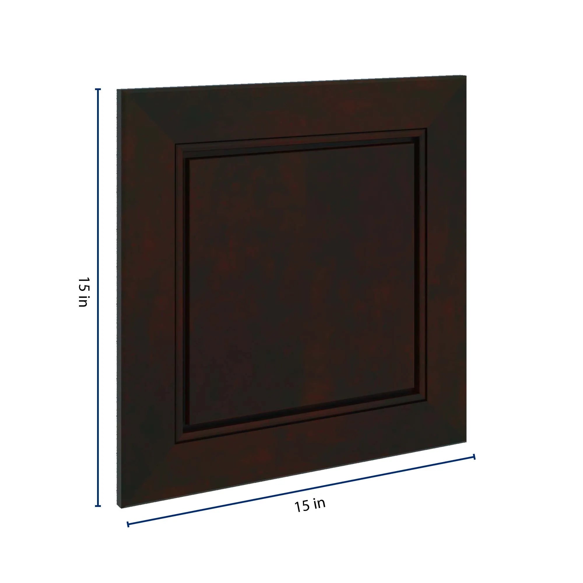 J&K Espresso K8 Dummy Door Panel 15" W x 15" H
