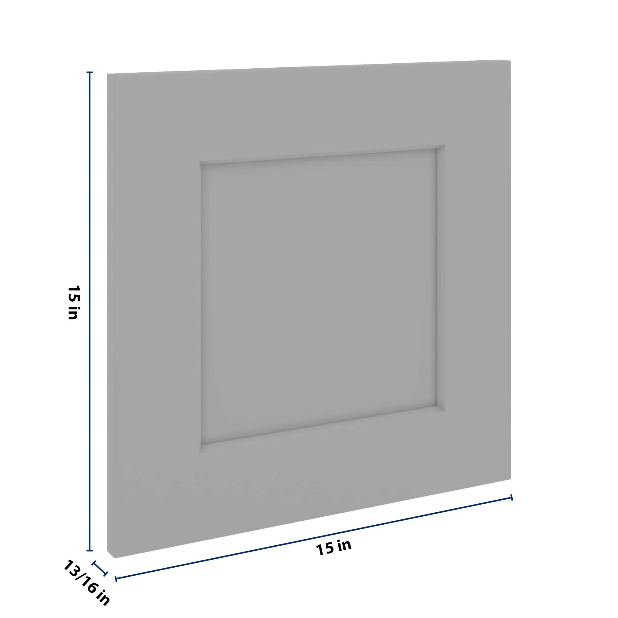 J&K Castle Grey S5 Dummy Door Panel 15" W x 15" H