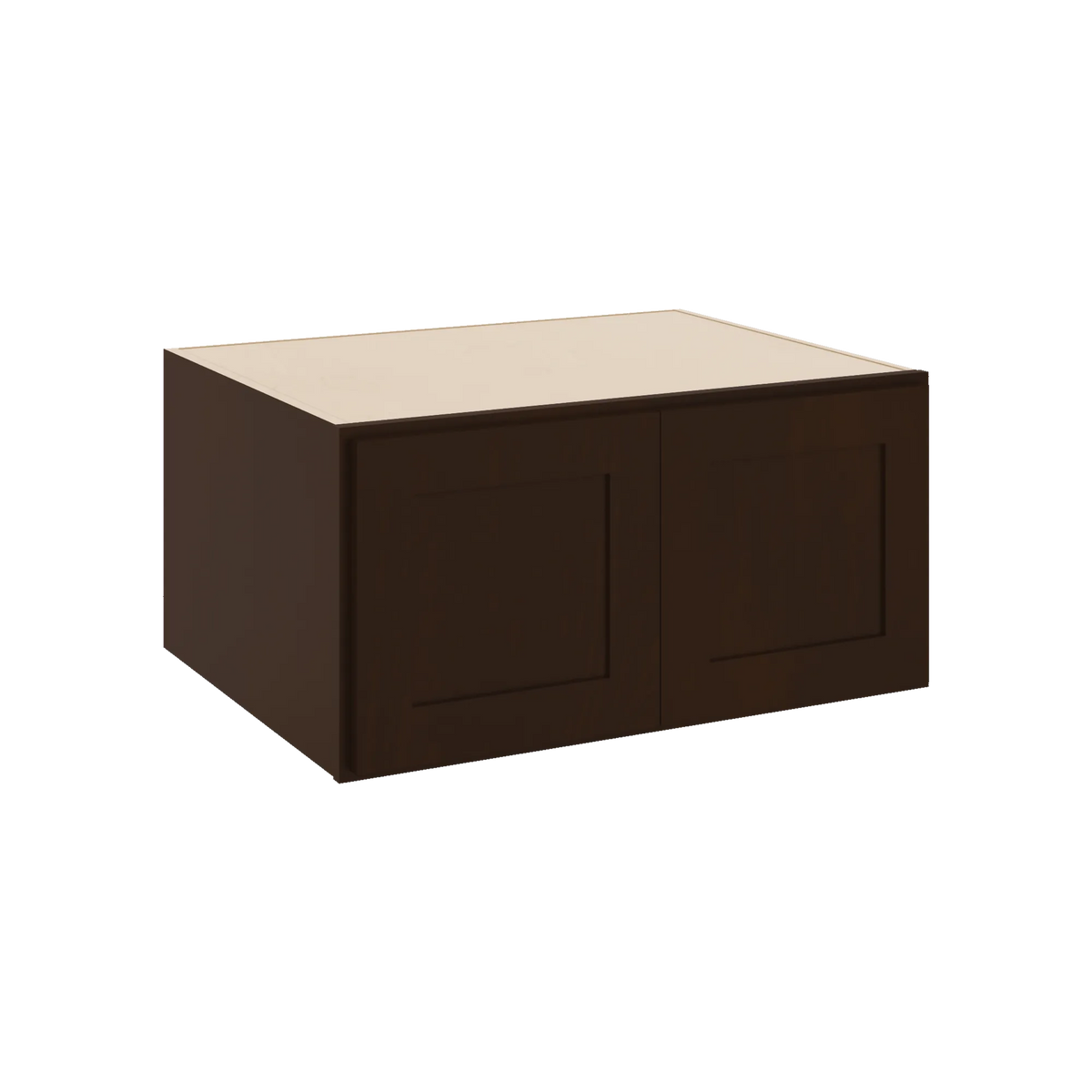 CNC Luxor 5-Piece Espresso 30" W X 15" H X 24" D Double Door Wall Cabinet