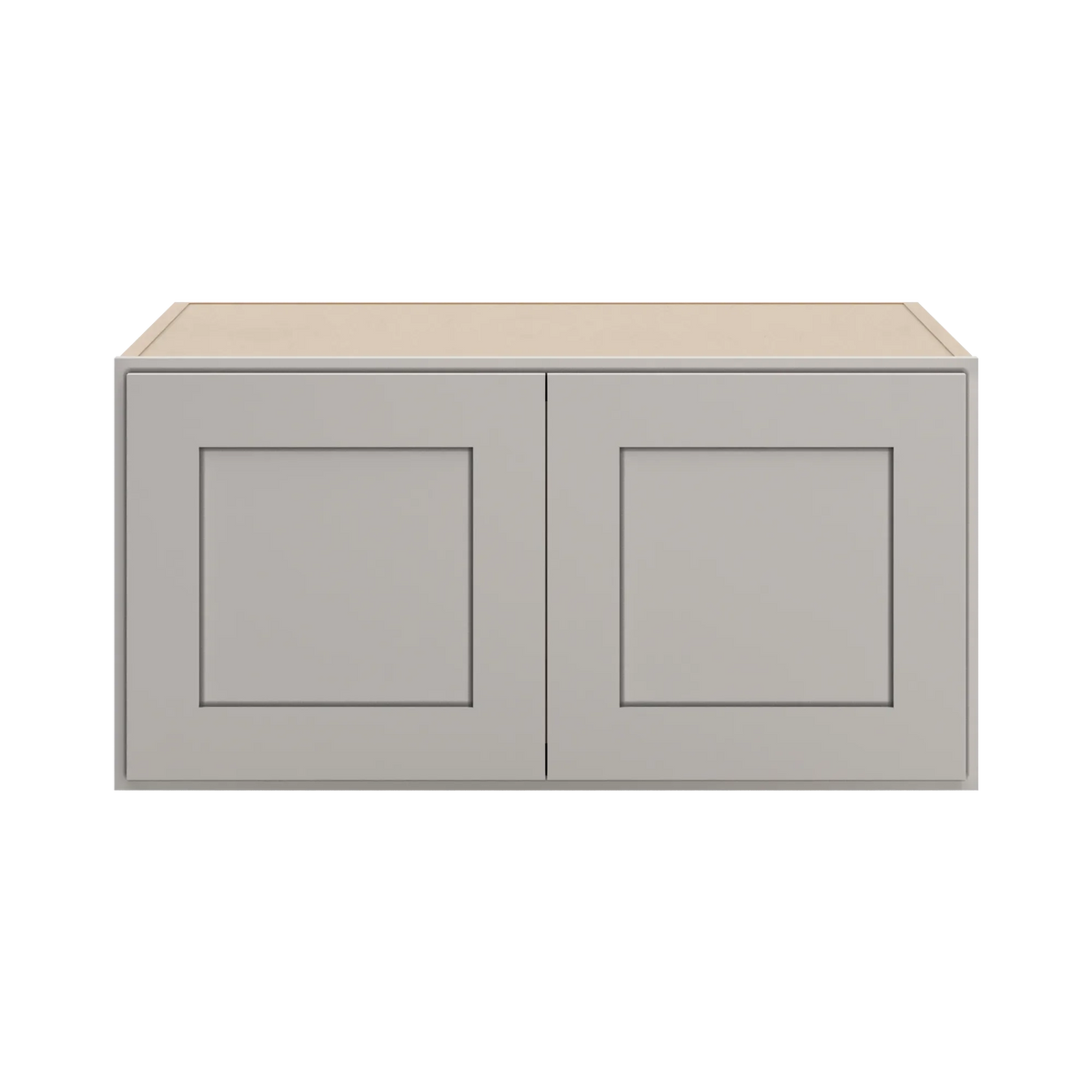 cnc luxor 5 piece misty grey 30 w x 15 h x 24 d double door wall cabinet