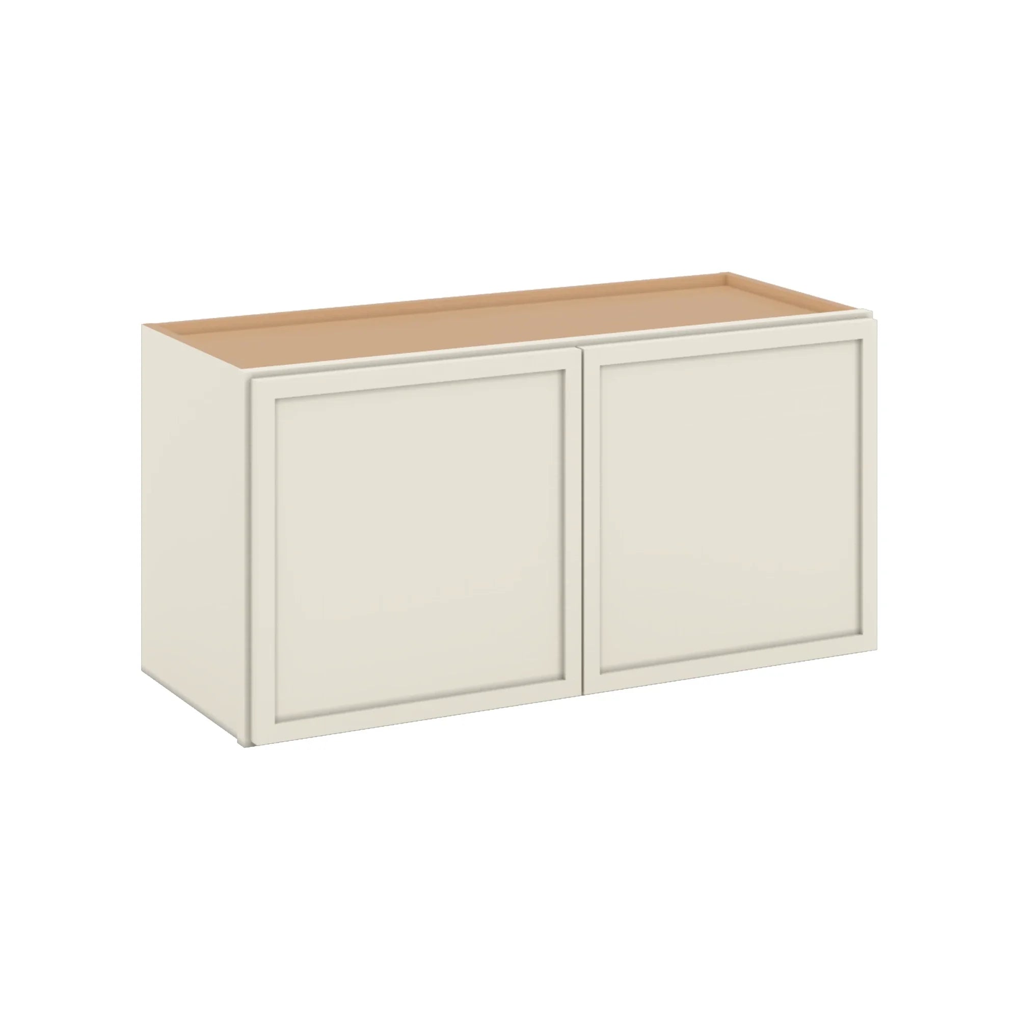 Modernform Cabinet Slim Dove White 30" W X 15" H X 12" D Double Door Wall Cabinet
