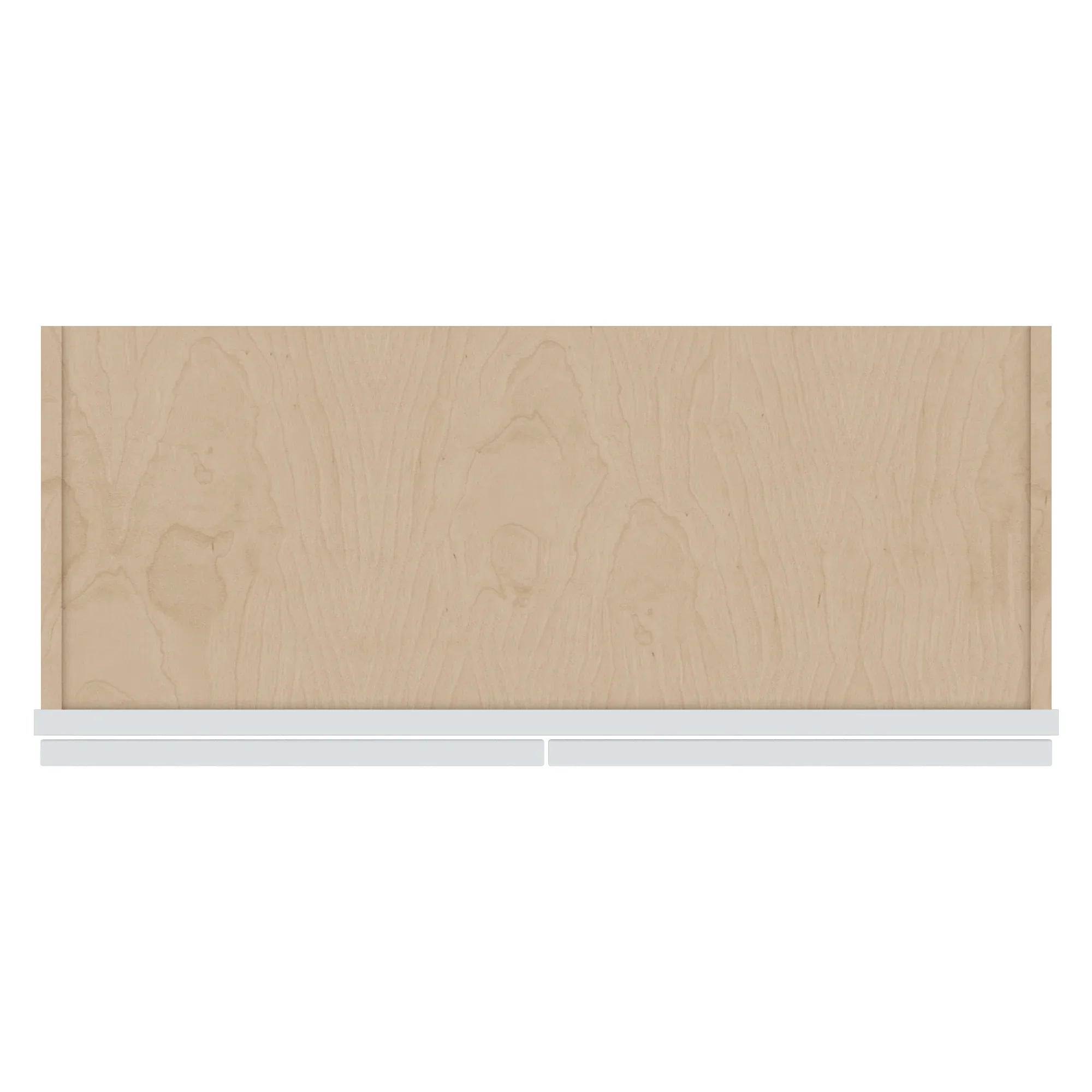 J&K White Shaker S8 Double Door Wall Cabinet 30" W x 15" H
