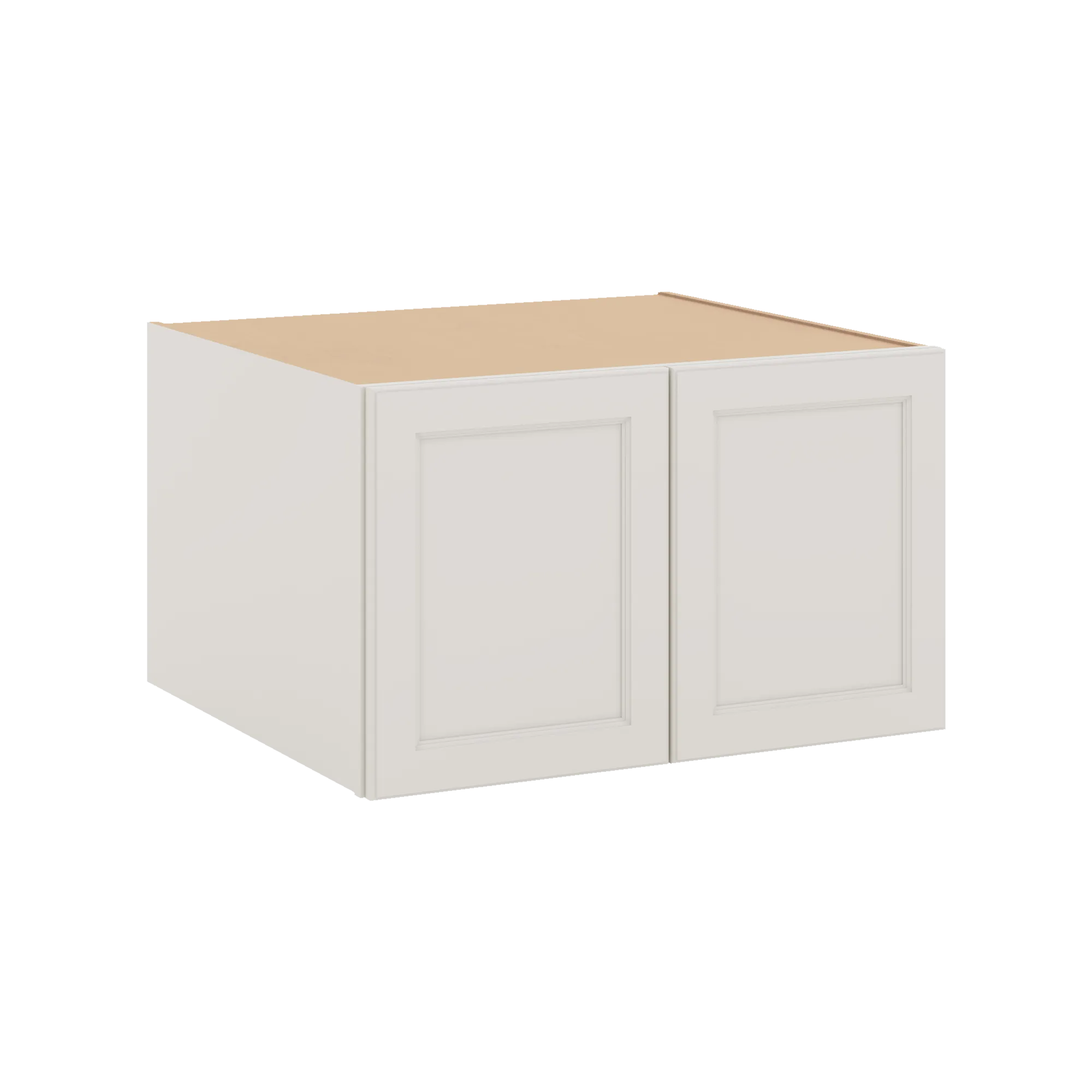 J&K Dove E1 Refrigerator Wall Cabinet - 30" W x 18" H x 27" D
