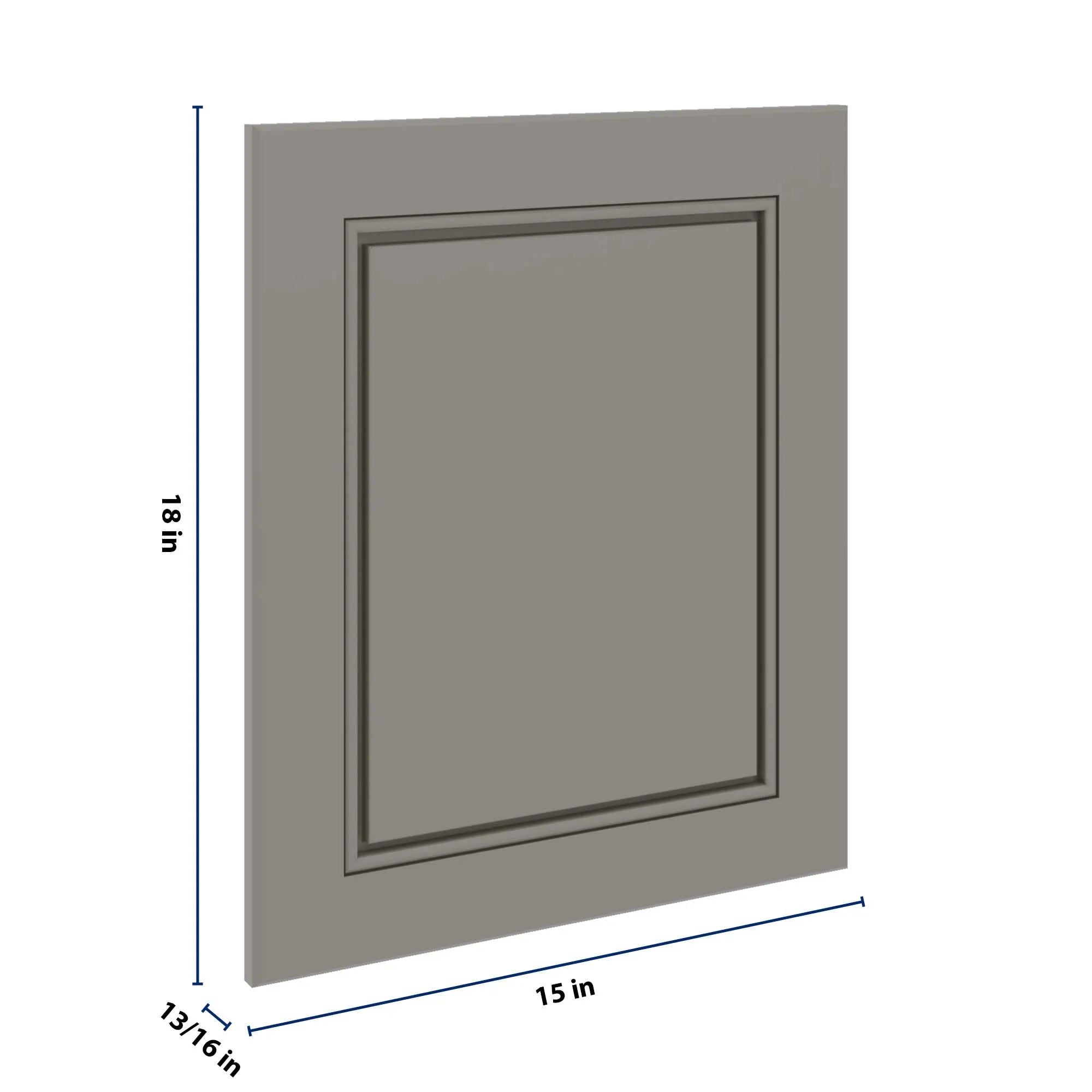 J&K Greige K3 Dummy Door Panel 15" W x 18" H