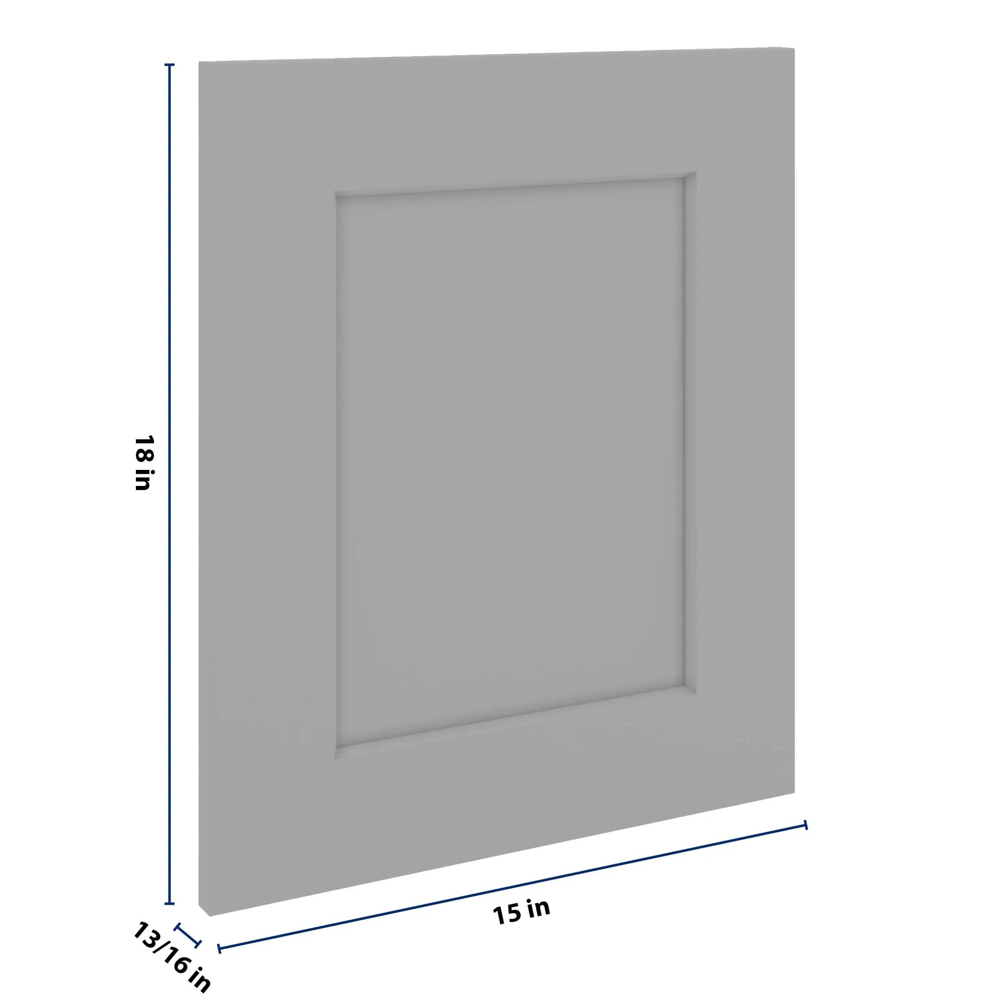 J&K Castle Grey S5 Dummy Door Panel 15" W x 18" H