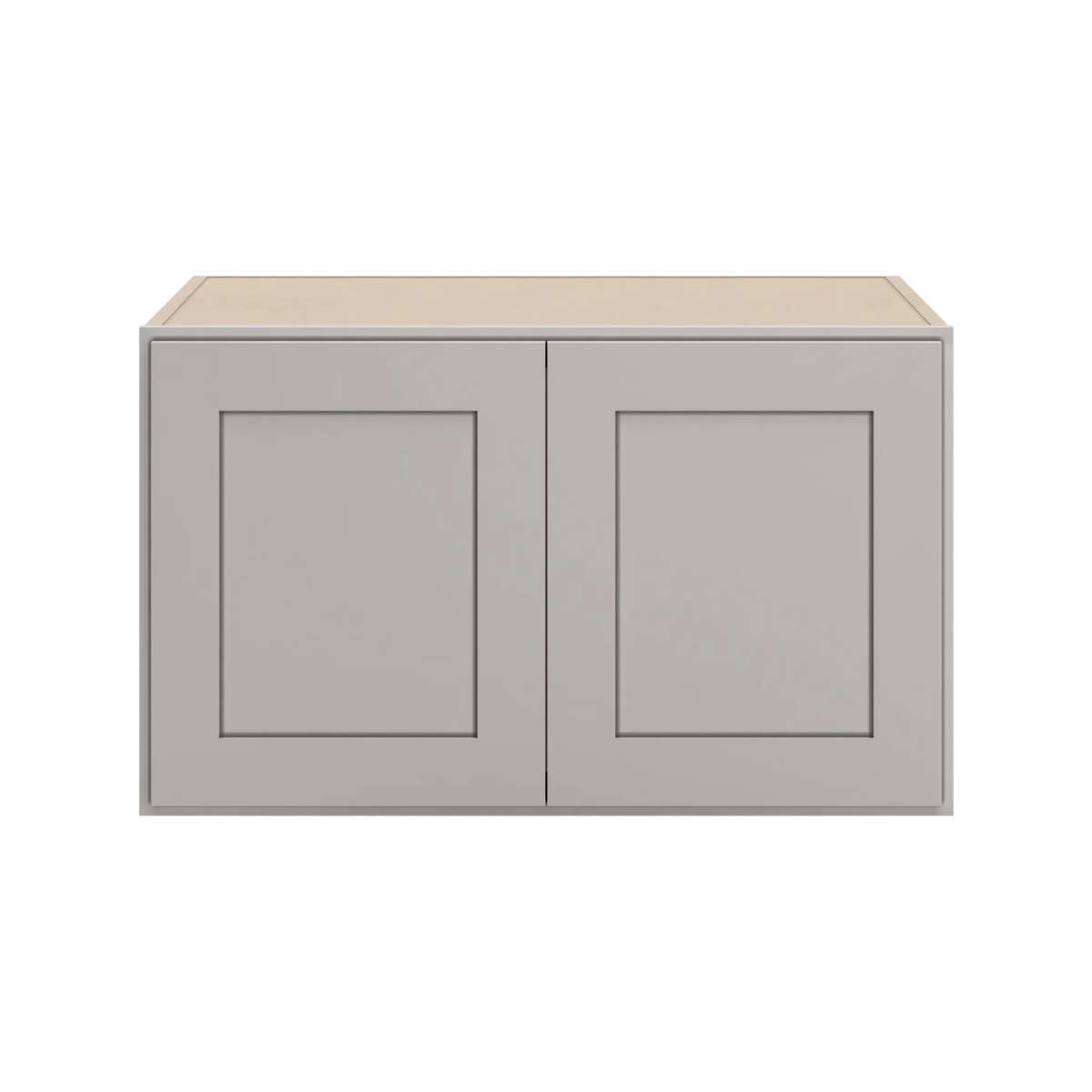 cnc luxor 5 piece misty grey 30 w x 18 h x 24 d double door wall cabinet