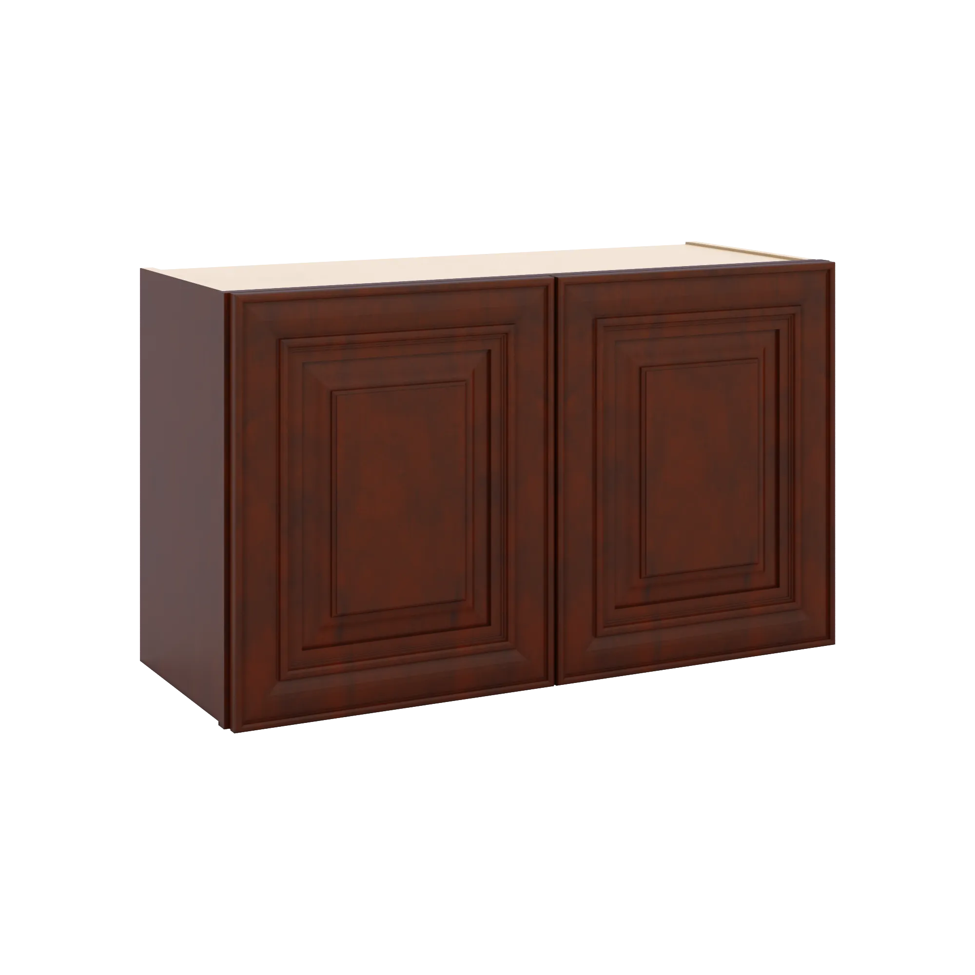 J&K Mahogany J5 Double Door Wall Cabinet - 30" W x 18" H