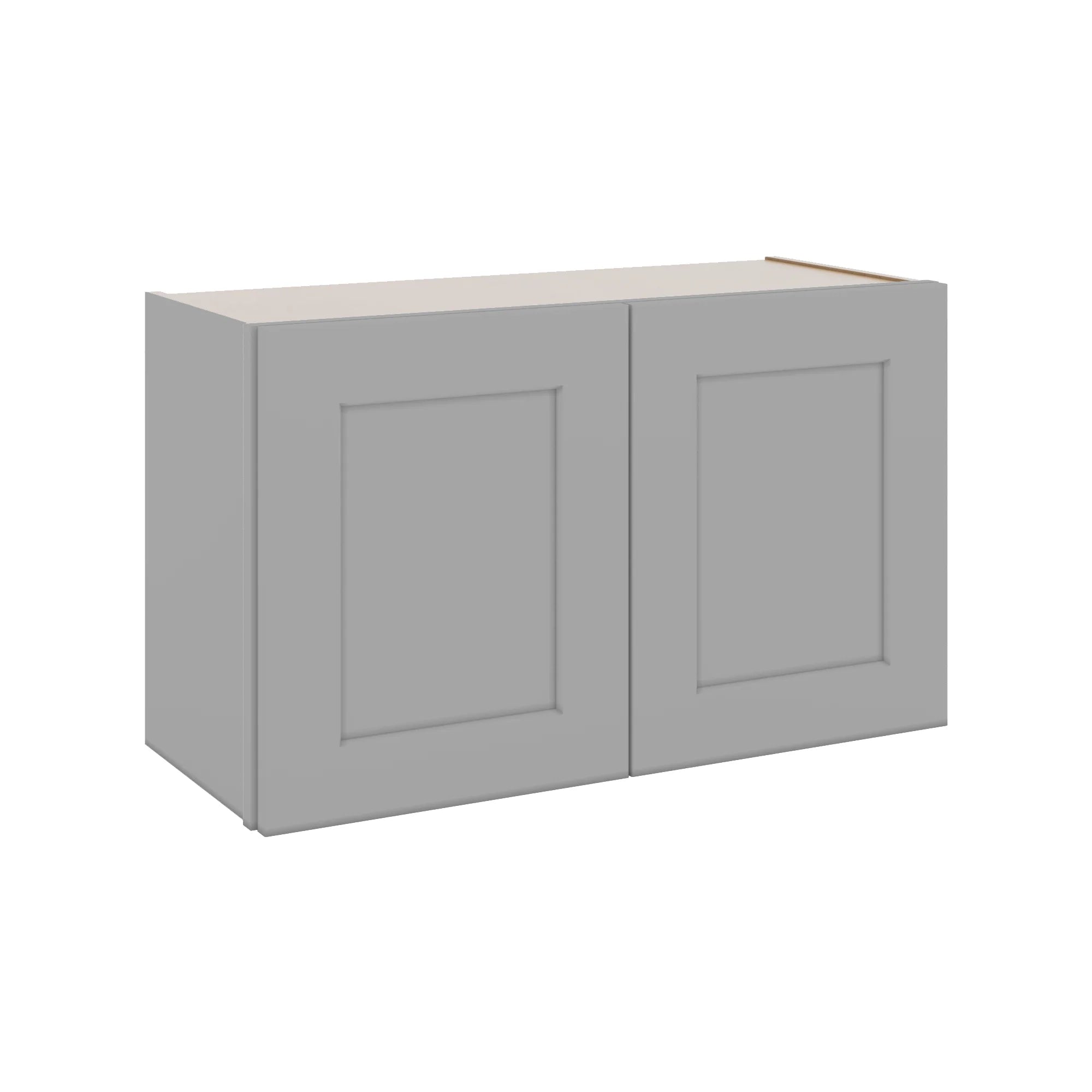J&K Castle Grey S5 Double Door Wall Cabinet - 30" W x 18" H