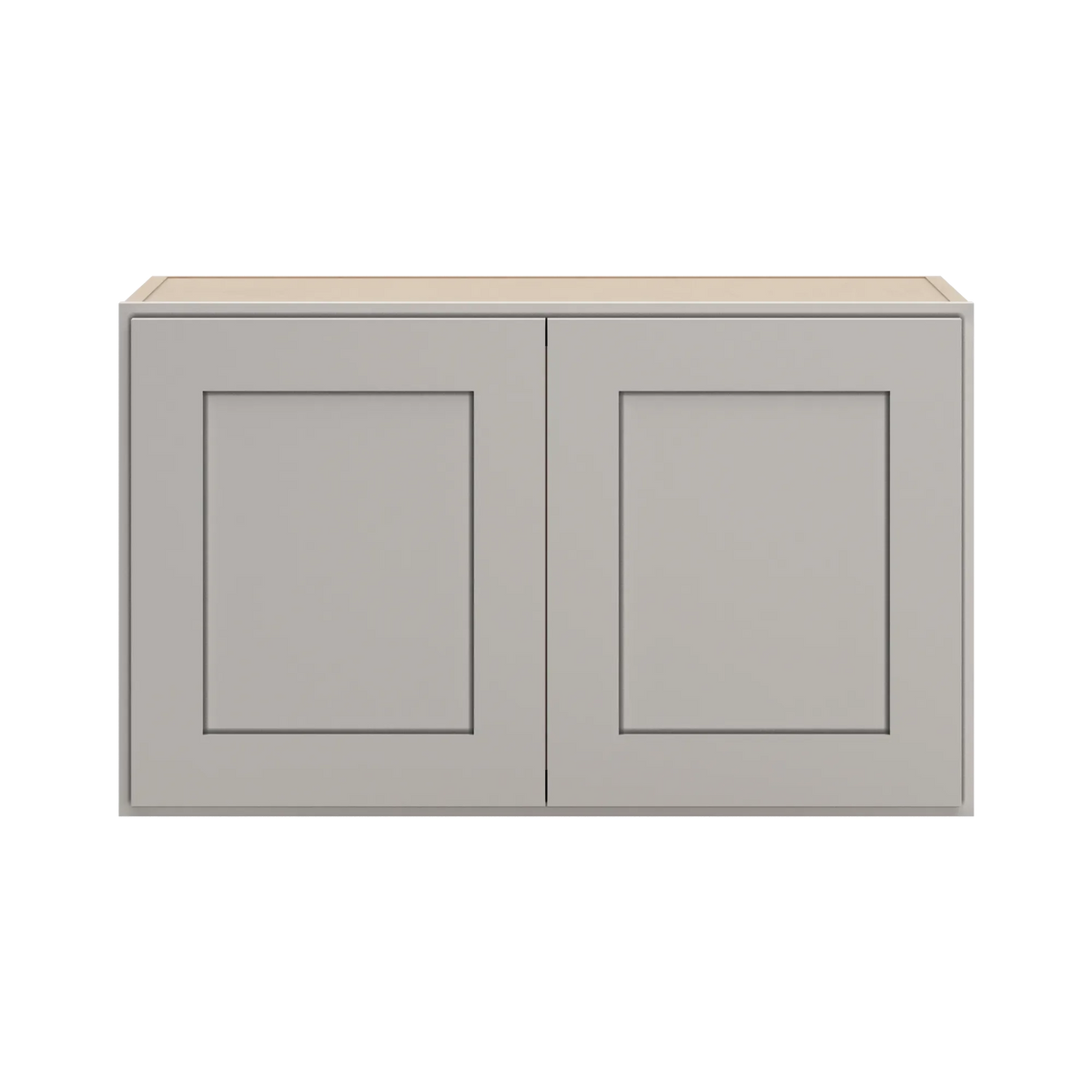cnc luxor 5 piece misty grey 30 w x 18 h double door wall cabinet