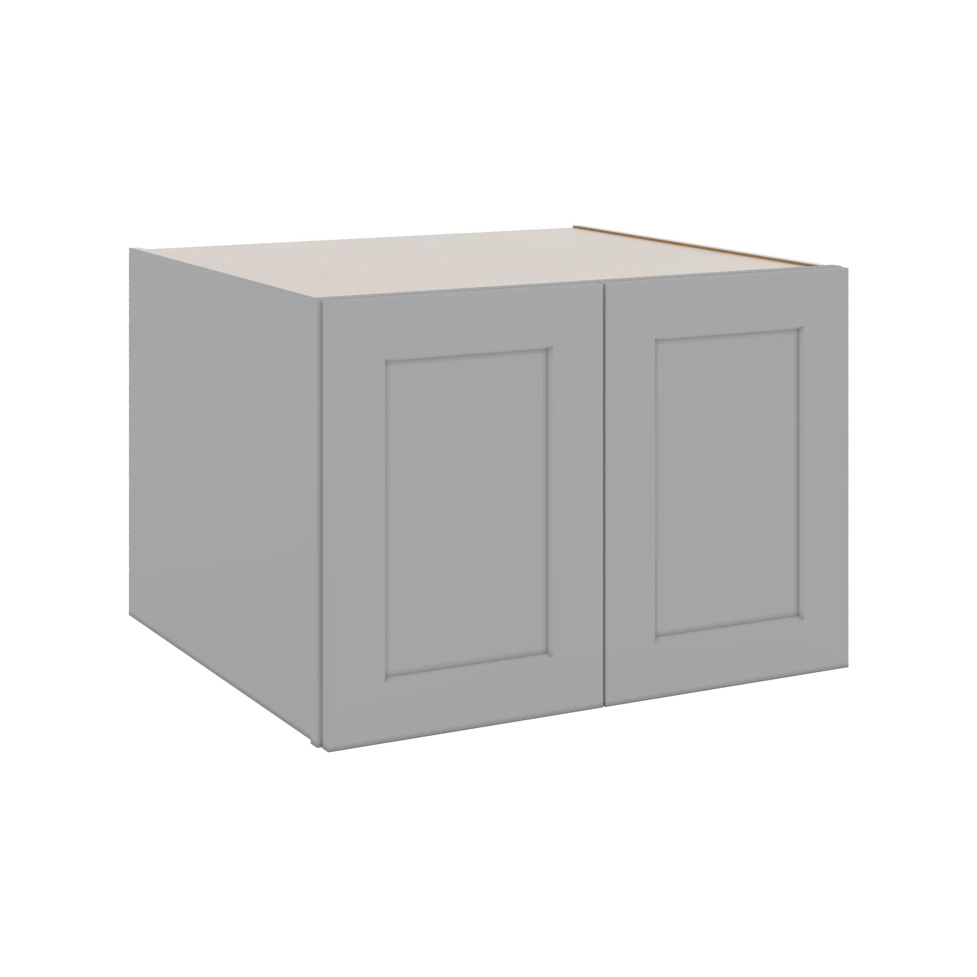 J&K Castle Grey S5 Refrigerator Wall Cabinet - 30" W x 21" H x 27" D